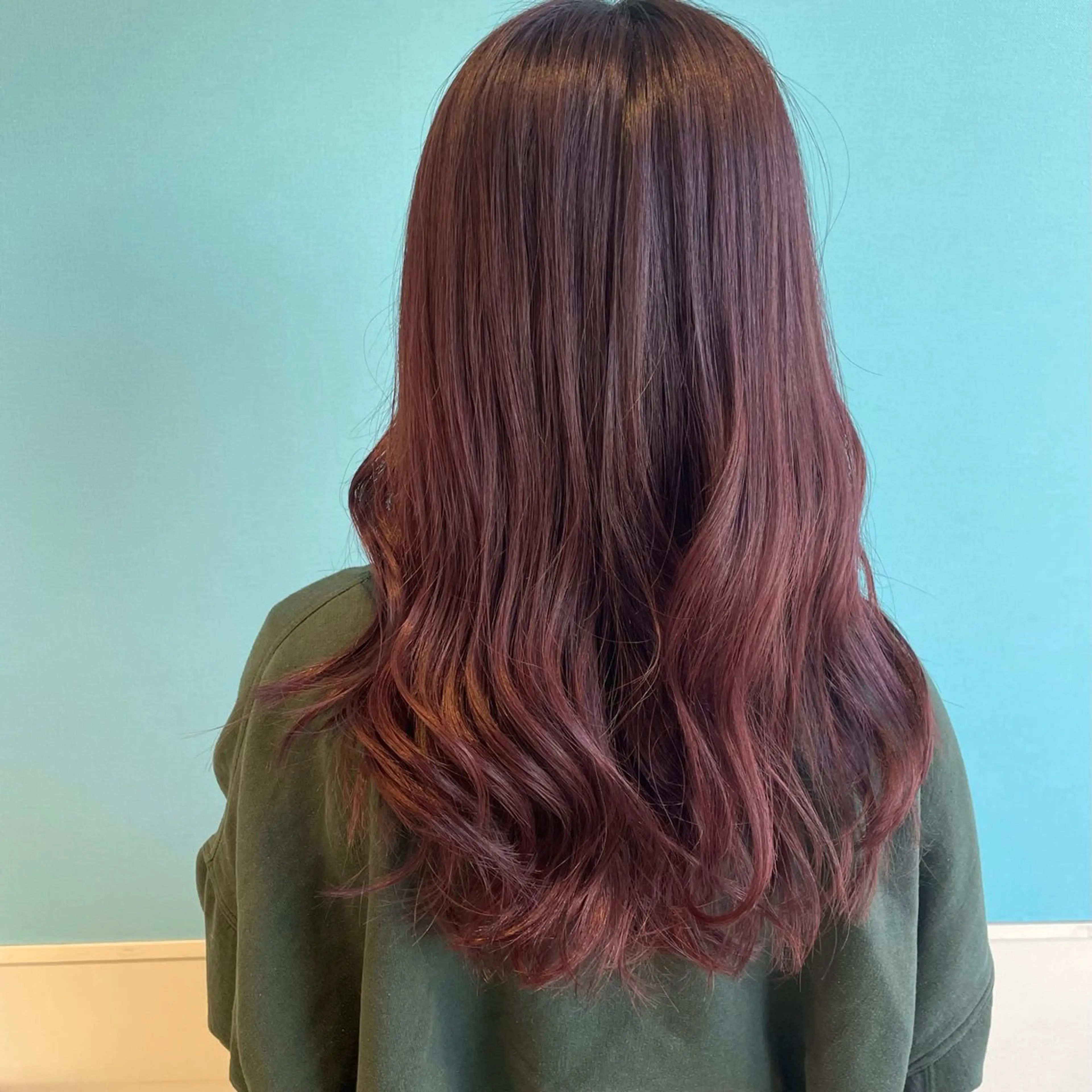 ロング カット ヘアカラー トリートメント 日置 大智のヘアスタイル