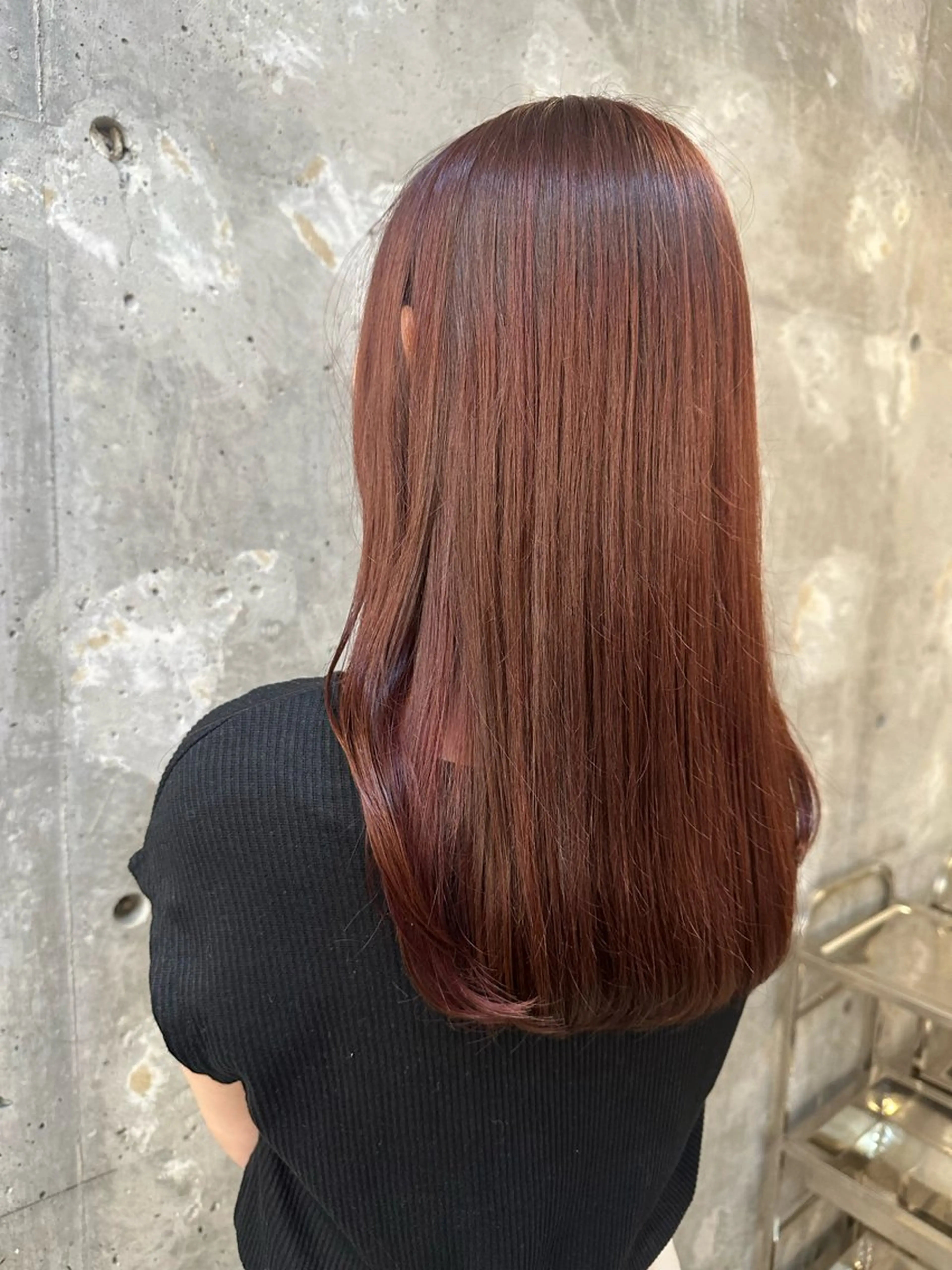 カラー ブラウンカラー ピンクカラー source  / Tsubasaのヘアスタイル