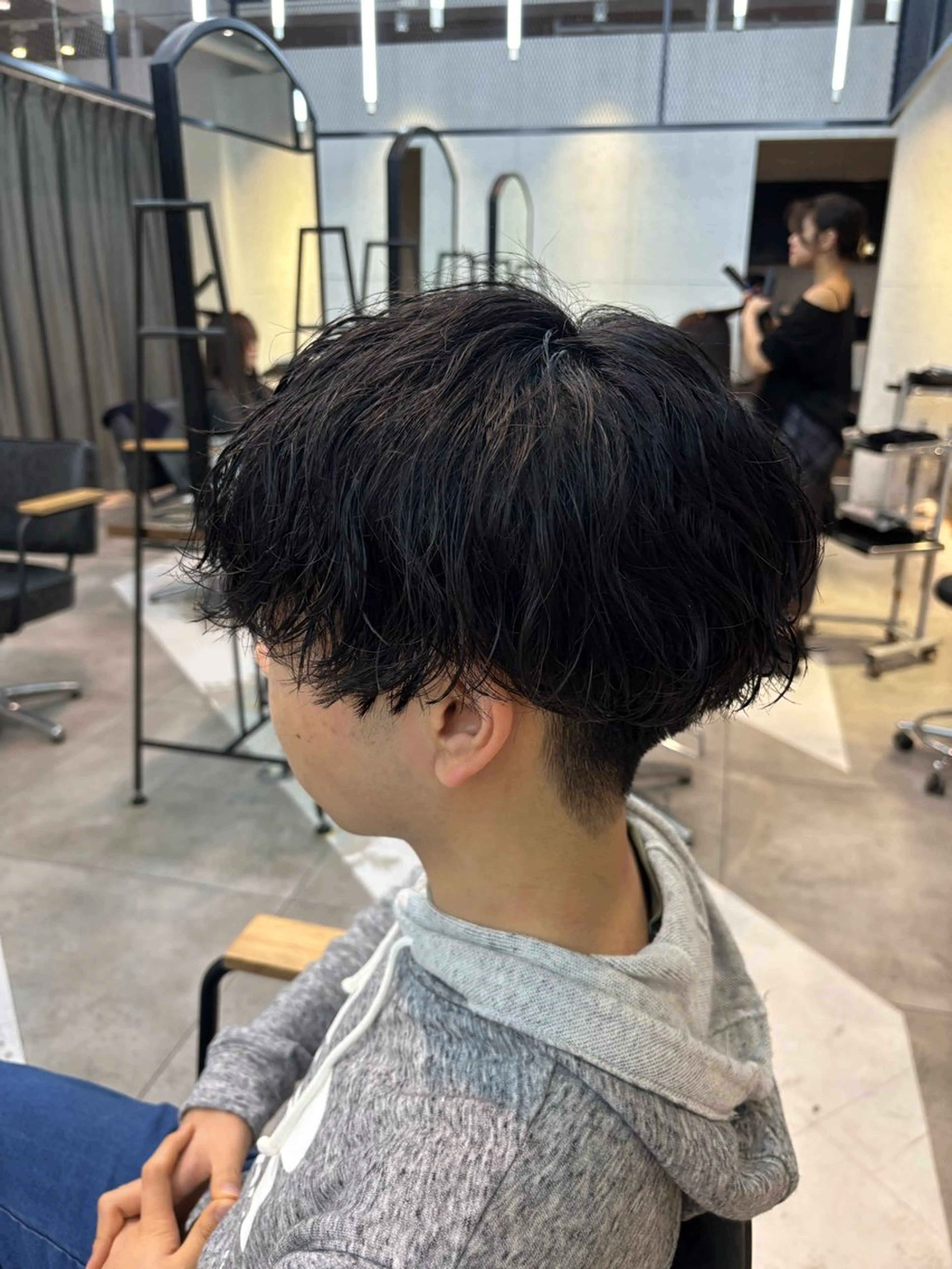 ショート パーマ メンズ カット パーマ men's/perm colorDaijuのヘアスタイル