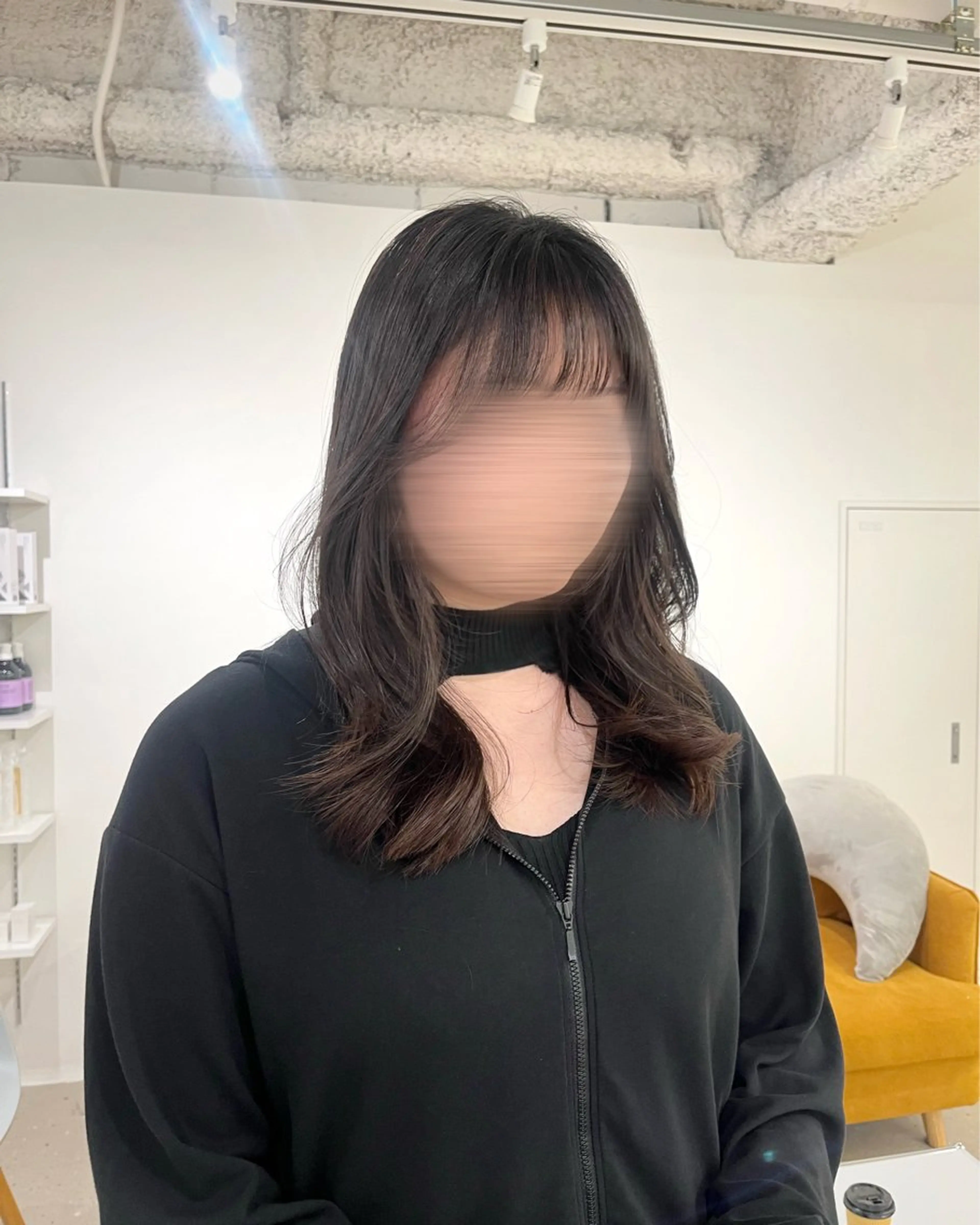 ロング レイヤーカット ローレイヤー カット 池田 未瑠のヘアスタイル