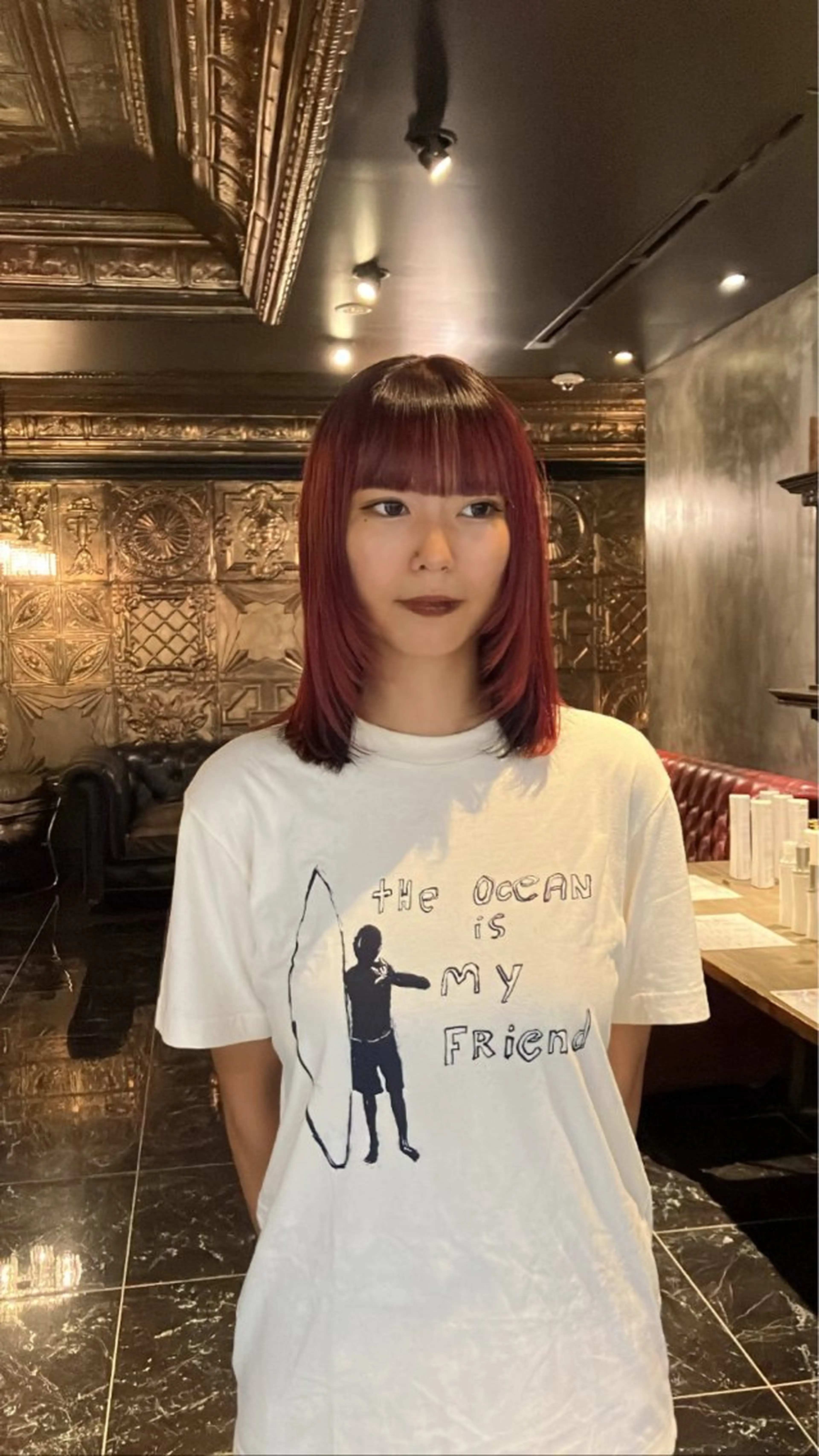 ミディアム ラフィスヘアー オウスケのヘアスタイル