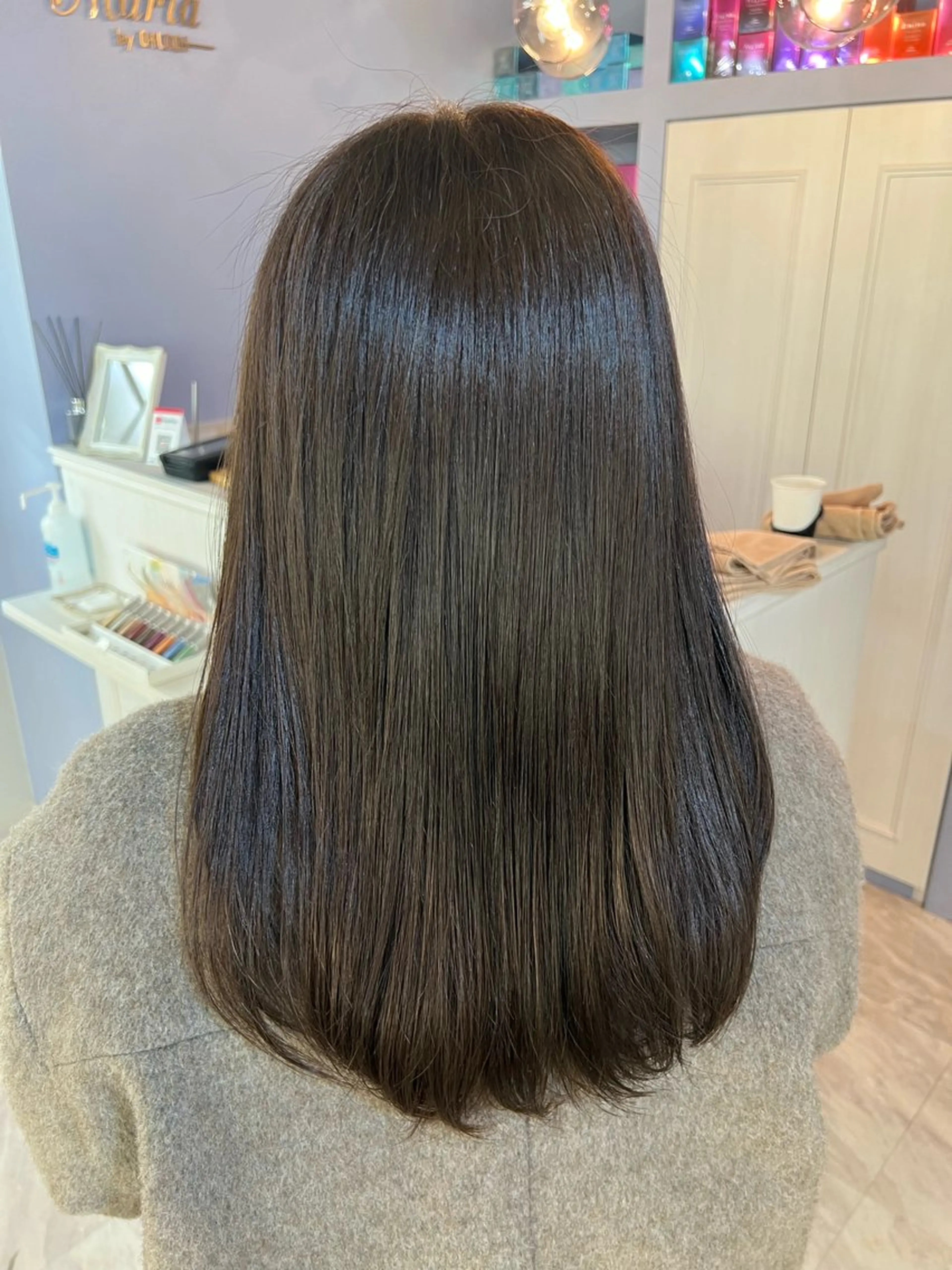 ロング カラー アッシュ アッシュグレー アッシュグレージュ ブリーチ グレージュ メンズカット✂️ ✨️NOAのヘアスタイル