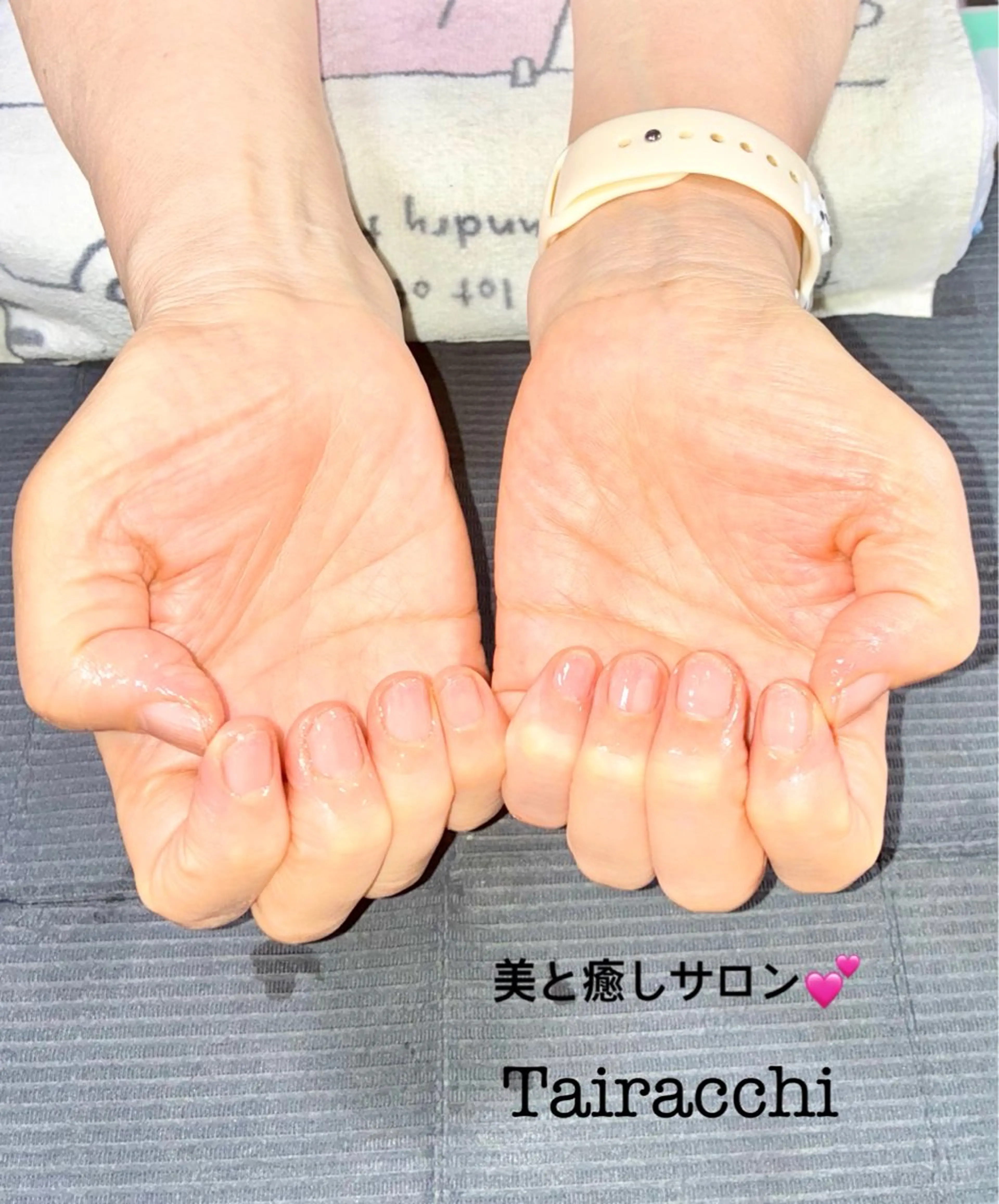 ネイル ラメ(グリッター) ハンドケア Tairacchi ﾀｲﾗｯﾁのネイルデザイン