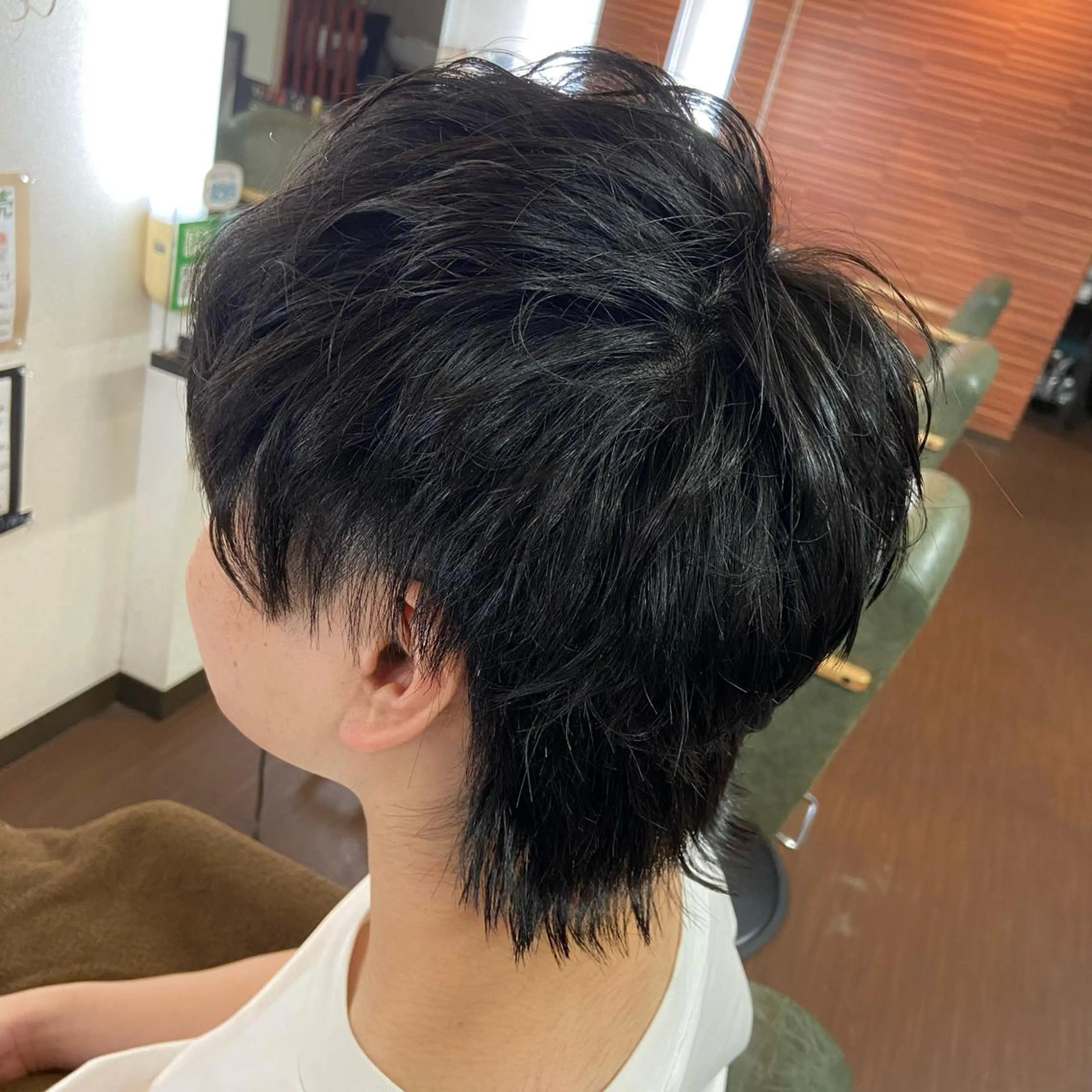 ショート ウルフカット インナーカラー指名 No.1菊池柊真のヘアスタイル