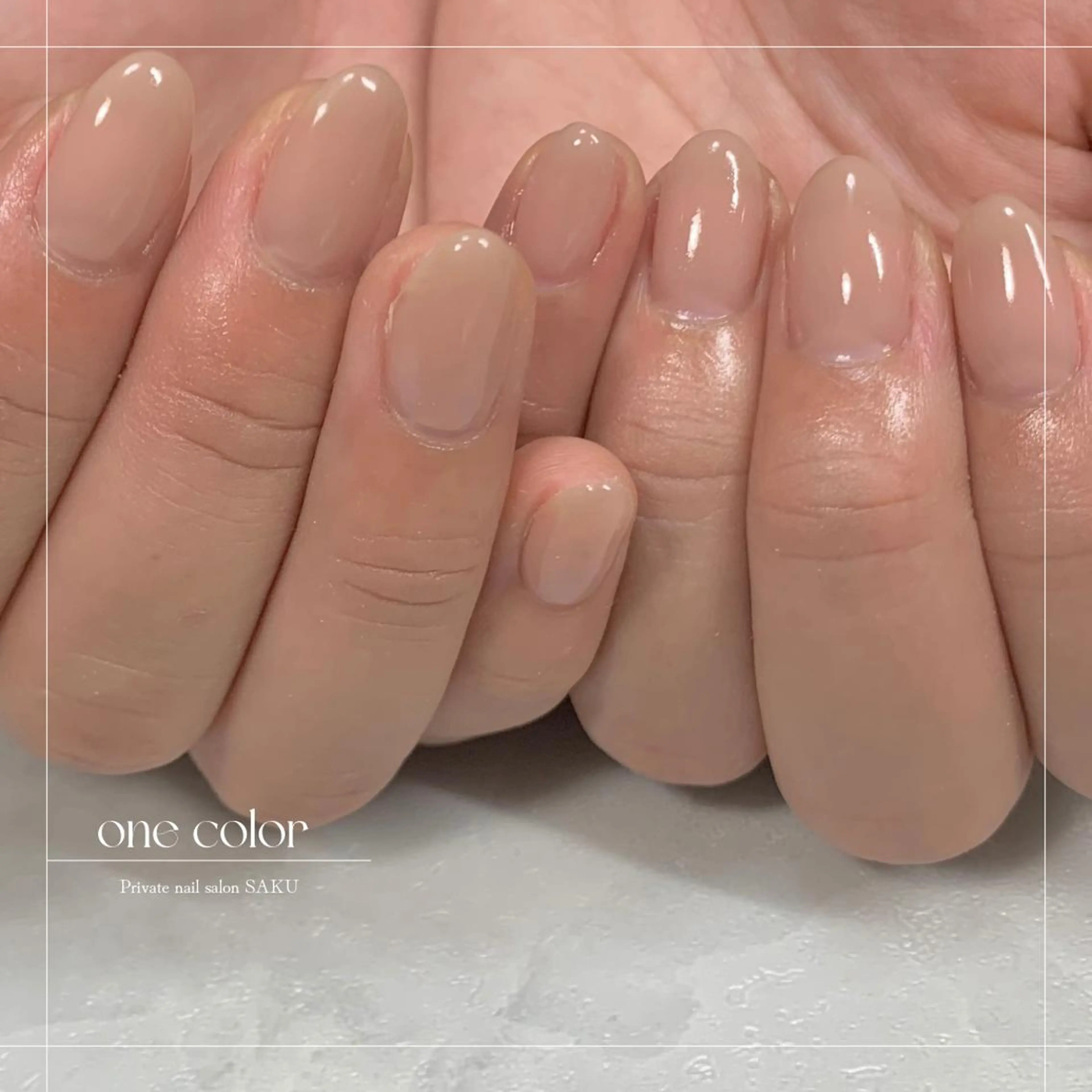 ネイル オフィスネイル ピンク ハンドネイル SAKU  nail[サクネイル]所属・SAKU nail 作島茜のネイルデザイン