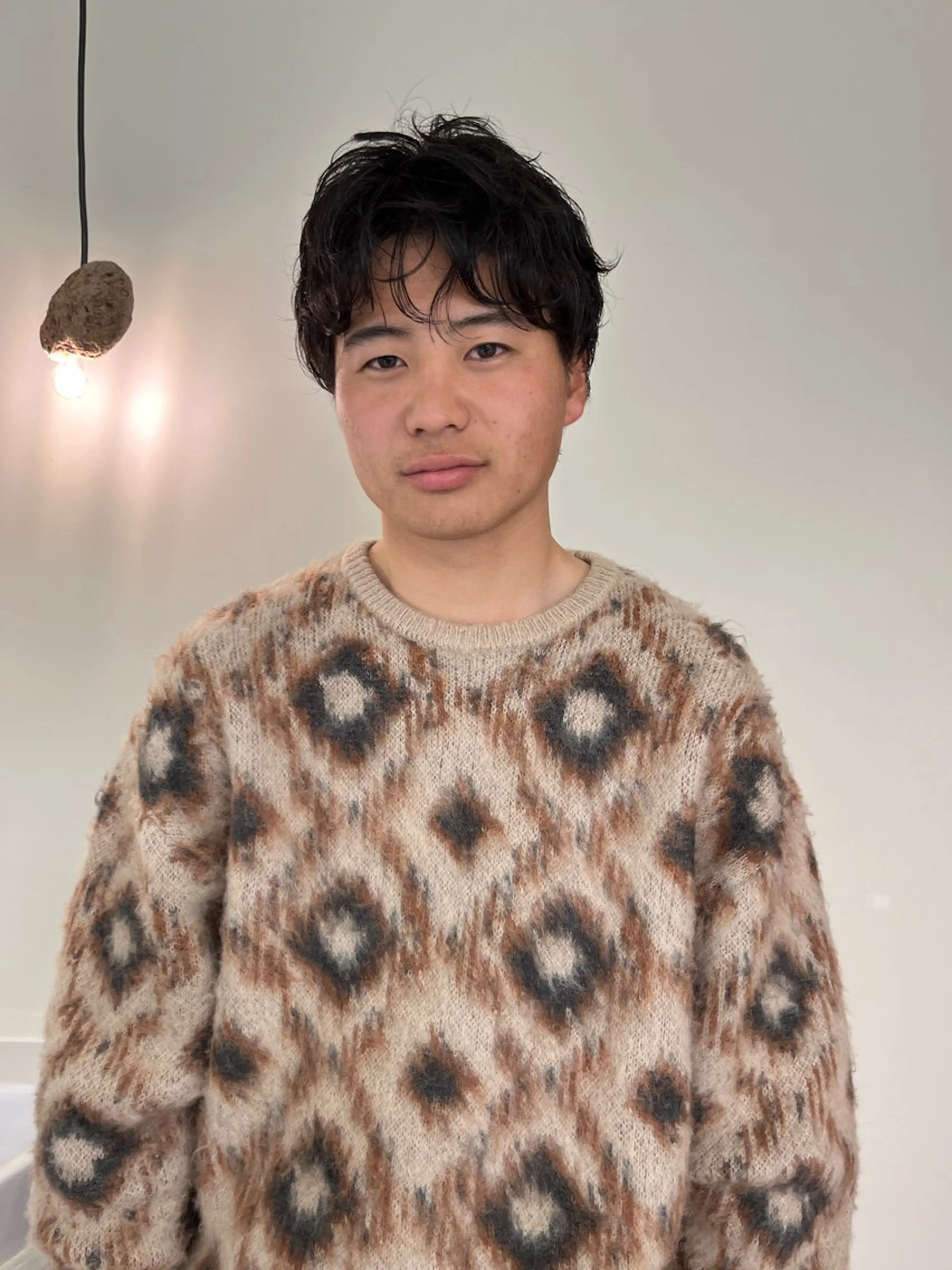 ショート パーマ メンズ メンズパーマ メンズハイトーン/栄 /イトウタケルのヘアスタイル