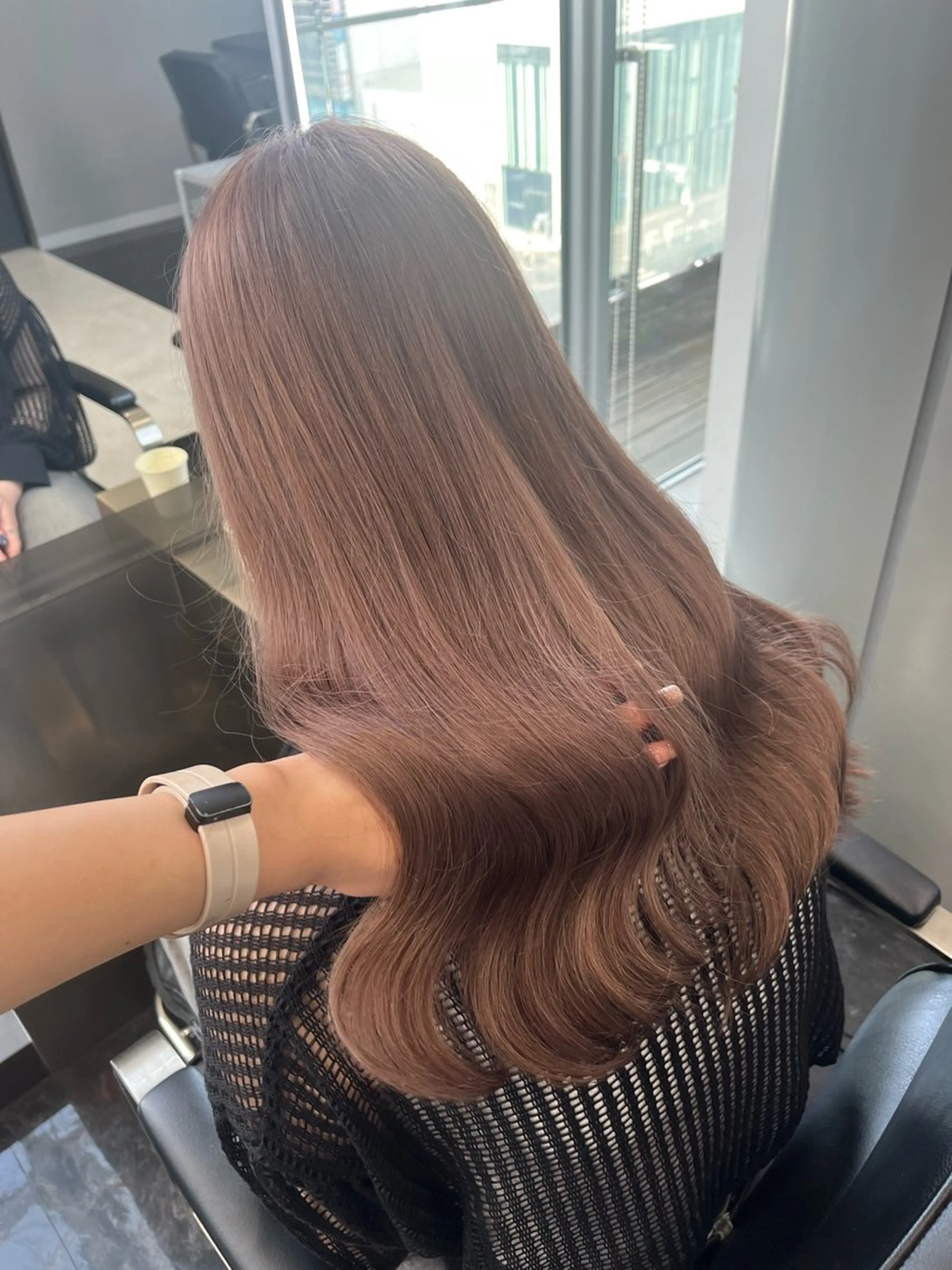 ロング カラー ブリーチ ブラウンカラー 透明感カラー 韓国風ヘア 韓国ヘア🖤/透明感 shihoのヘアスタイル