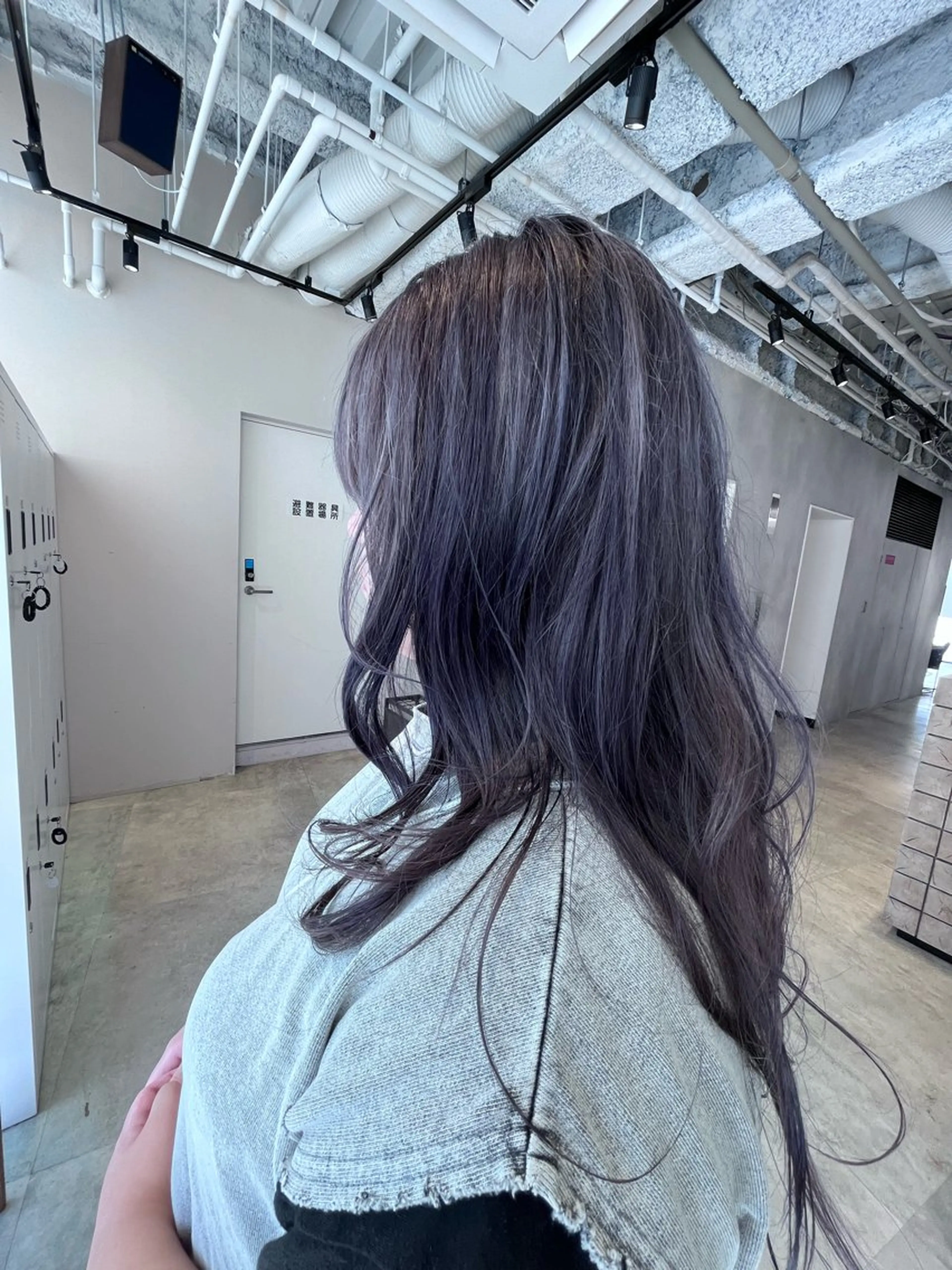 ロング カラー カット ヘアカラー トリートメント ハイトーンカラー/ 田中和磨のヘアスタイル