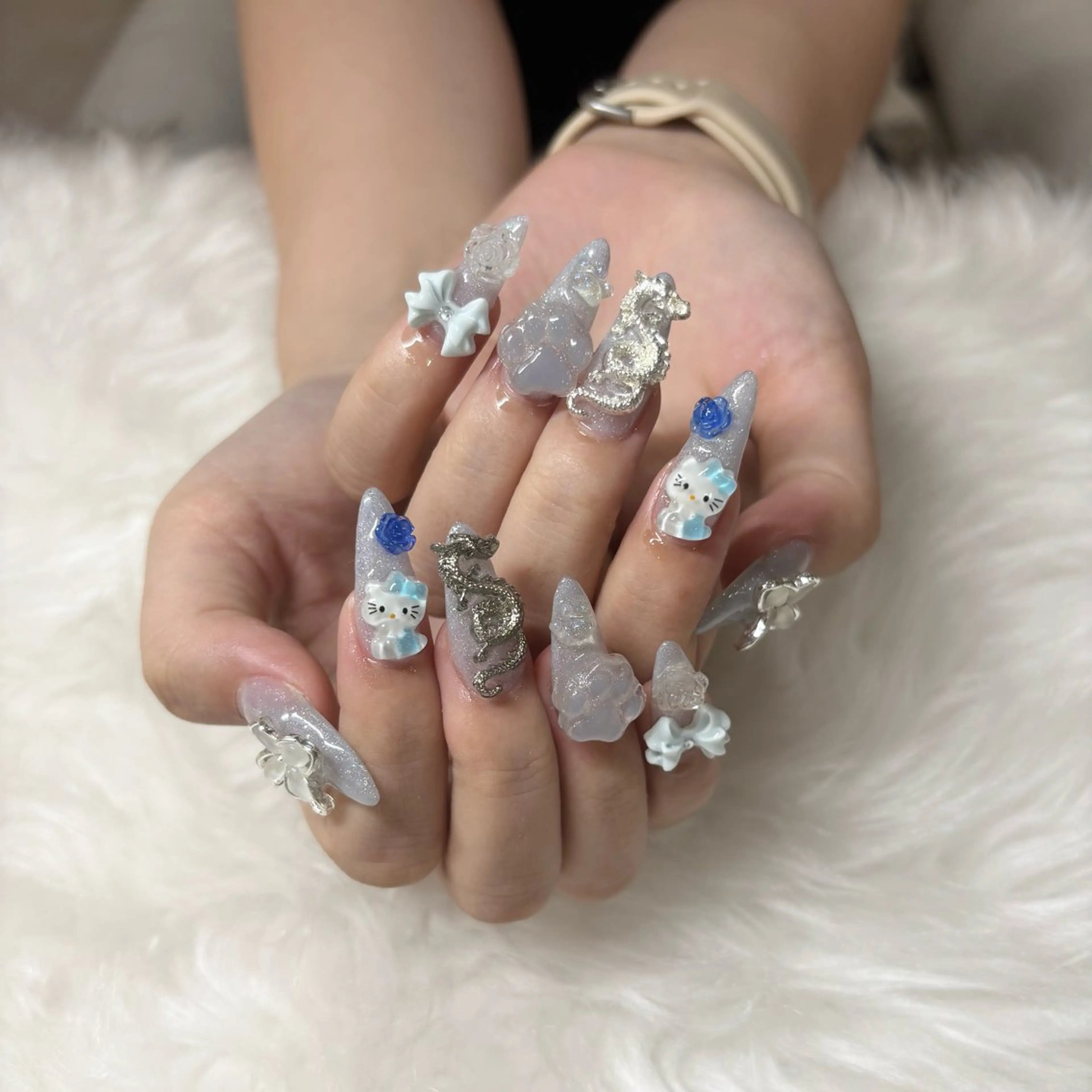 ネイル 持ち込み スカルプネイル ハンドネイル REVIA: natsukiのネイルデザイン