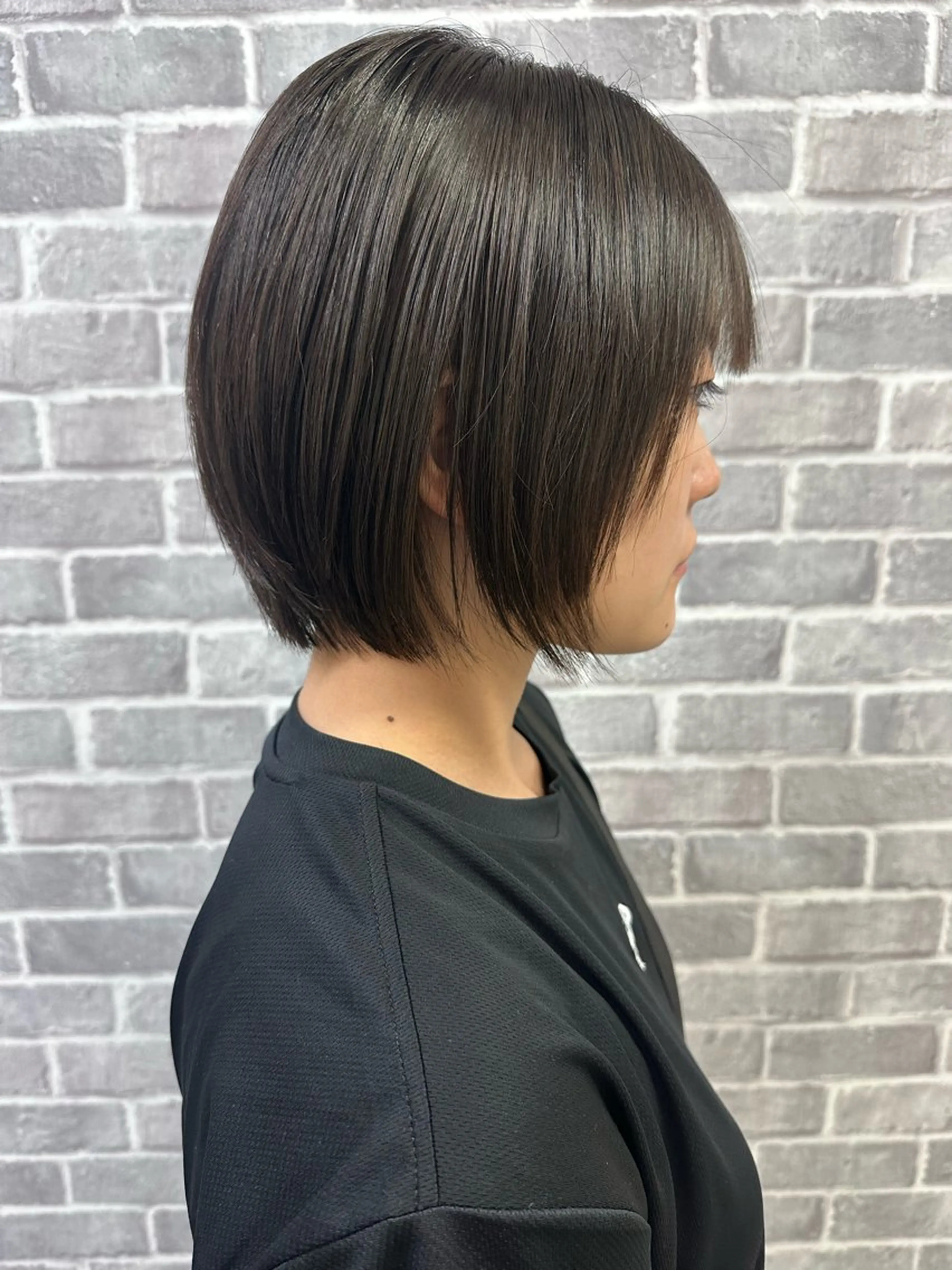 ショート ボブ レイヤーカット ショートヘア トリートメント Noy所属・Noyヨシモト ヒロトのヘアスタイル