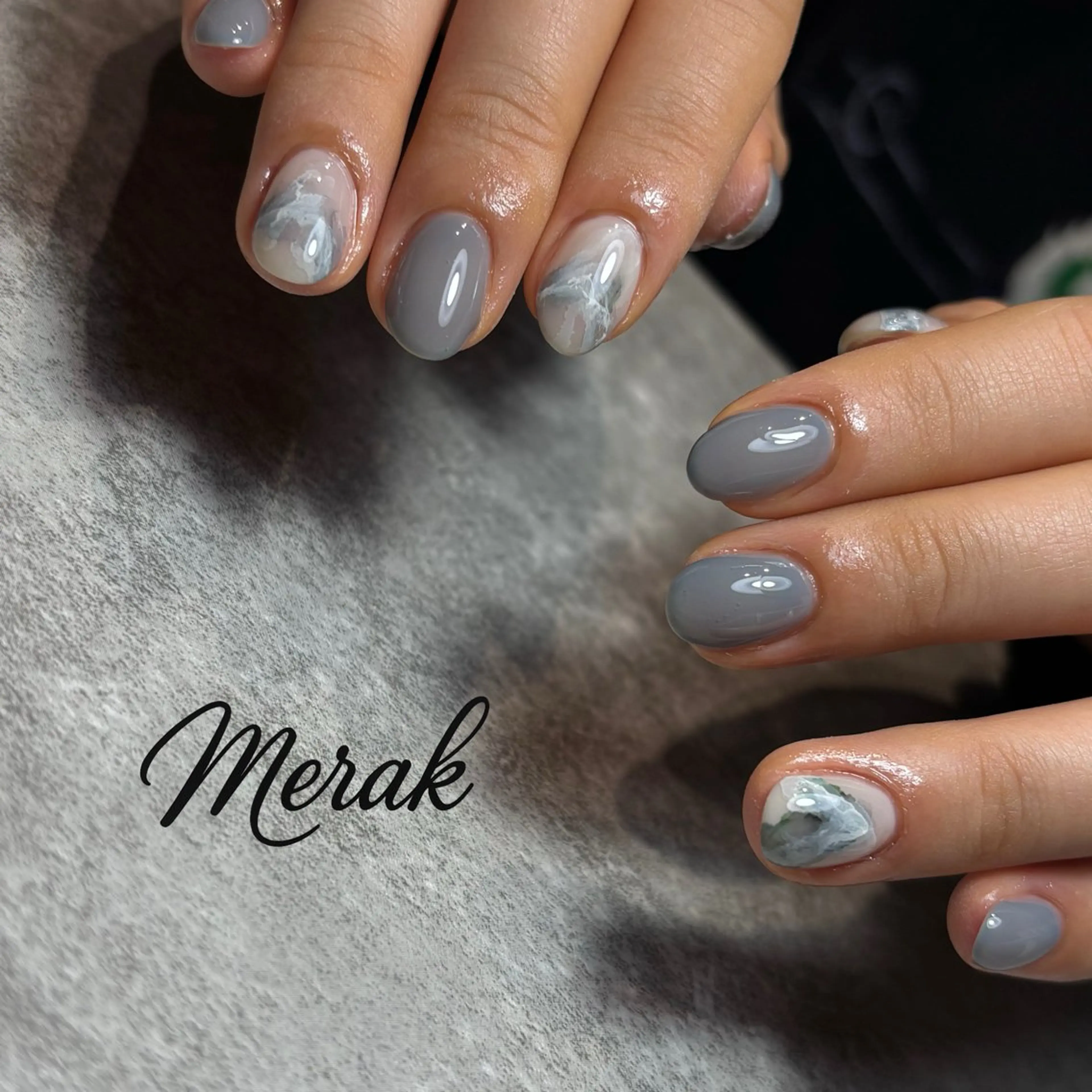 ネイル ハンドネイル nagaoフィルイン パラジェル長さだしのネイルデザイン