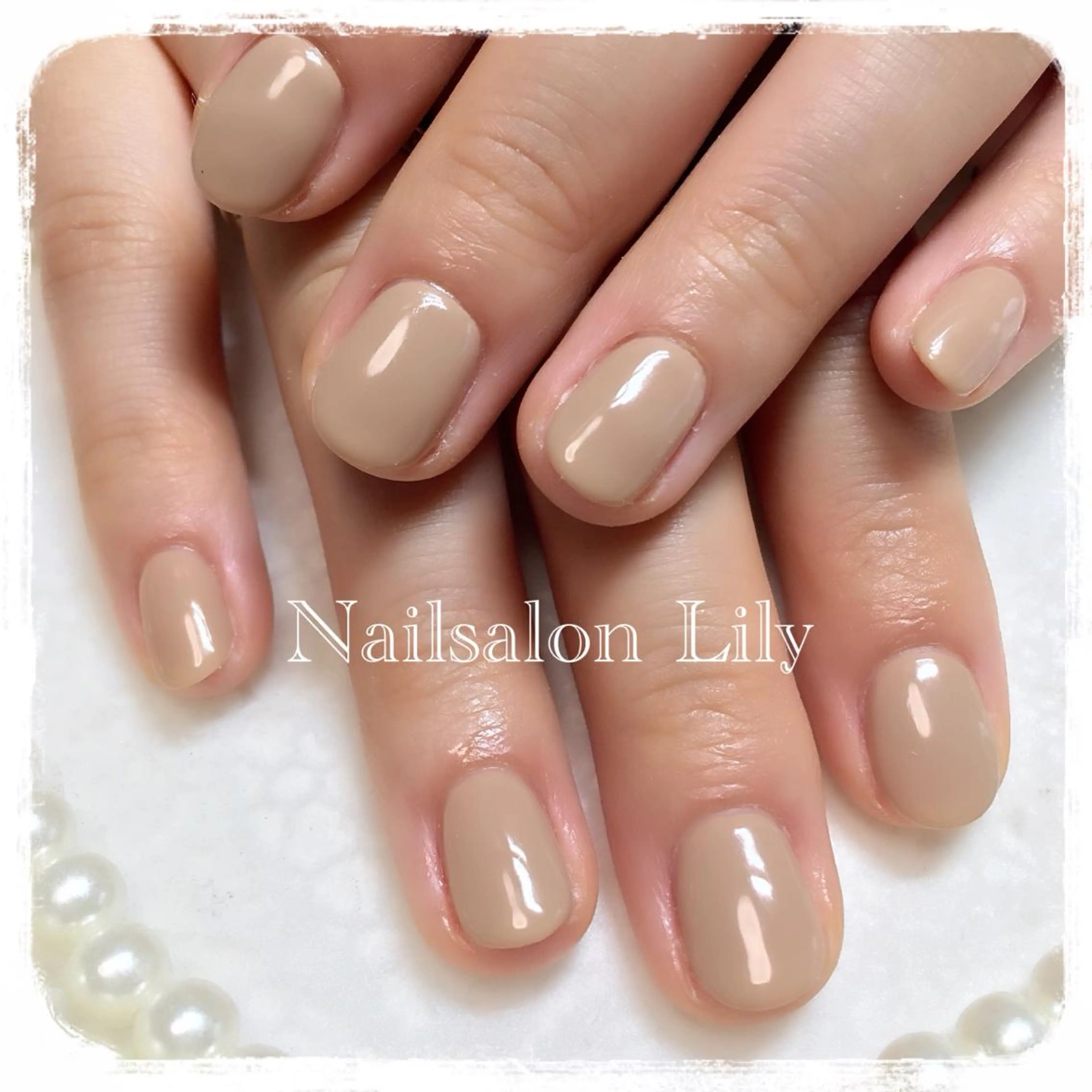 ネイル ワンカラーネイル Nailsalon Lilyのネイルデザイン