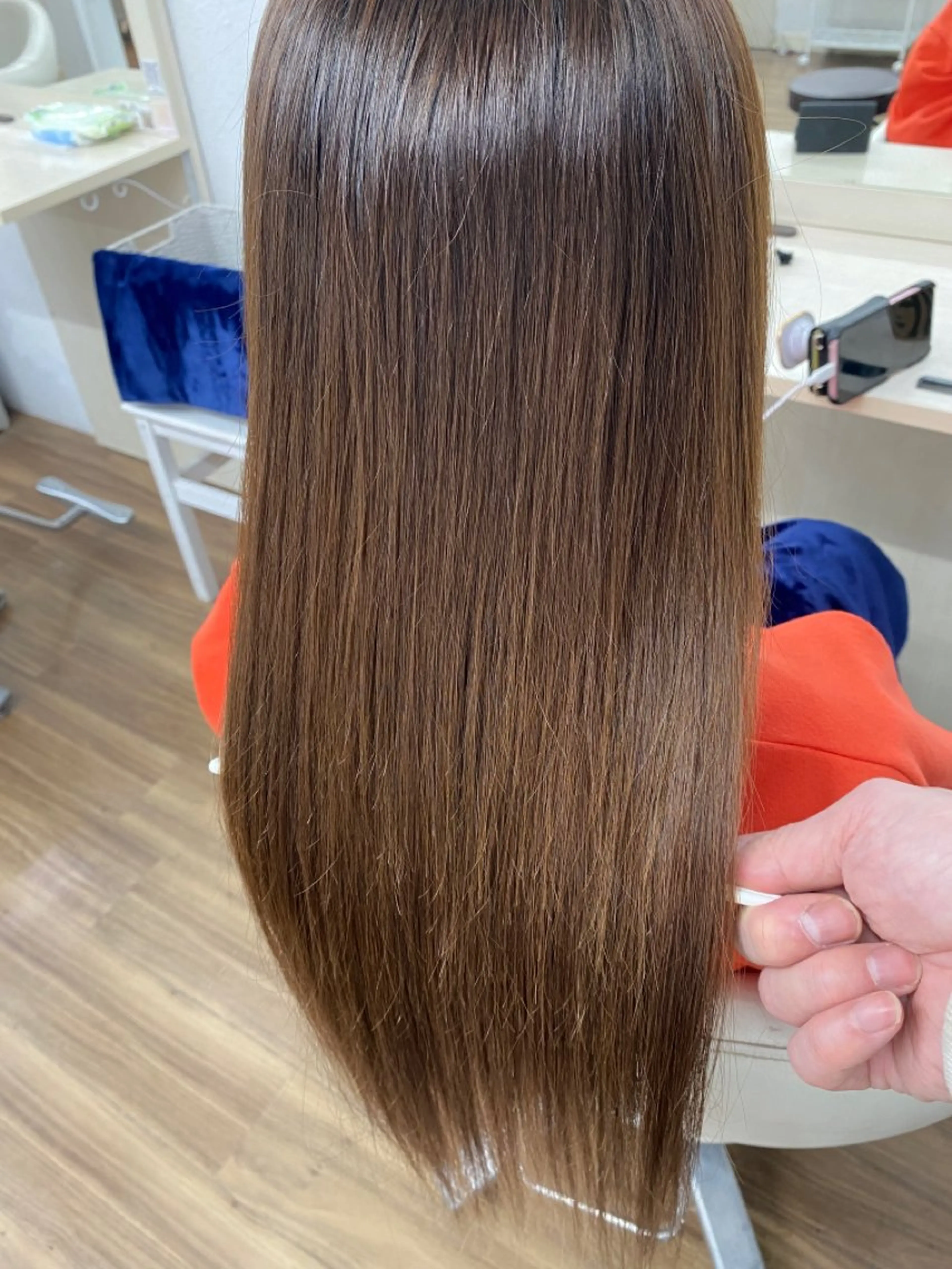 ロング 髪質改善 トリートメント トリートメント GLOSS 心斎橋 山上のヘアスタイル