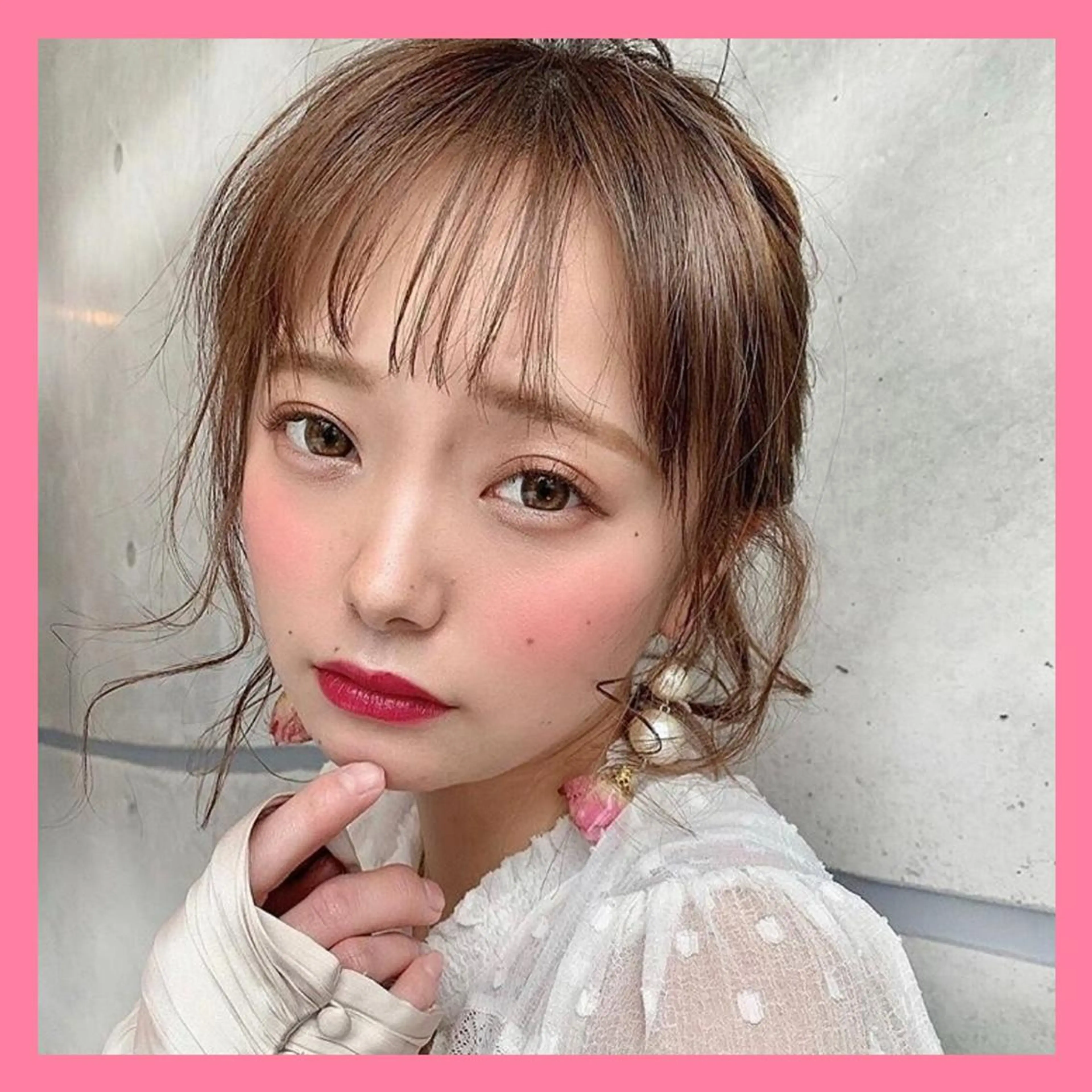 ミディアム カラー ヘアカラー トリートメント ヘアセット ❤️sai❤️ official❤️のヘアスタイル