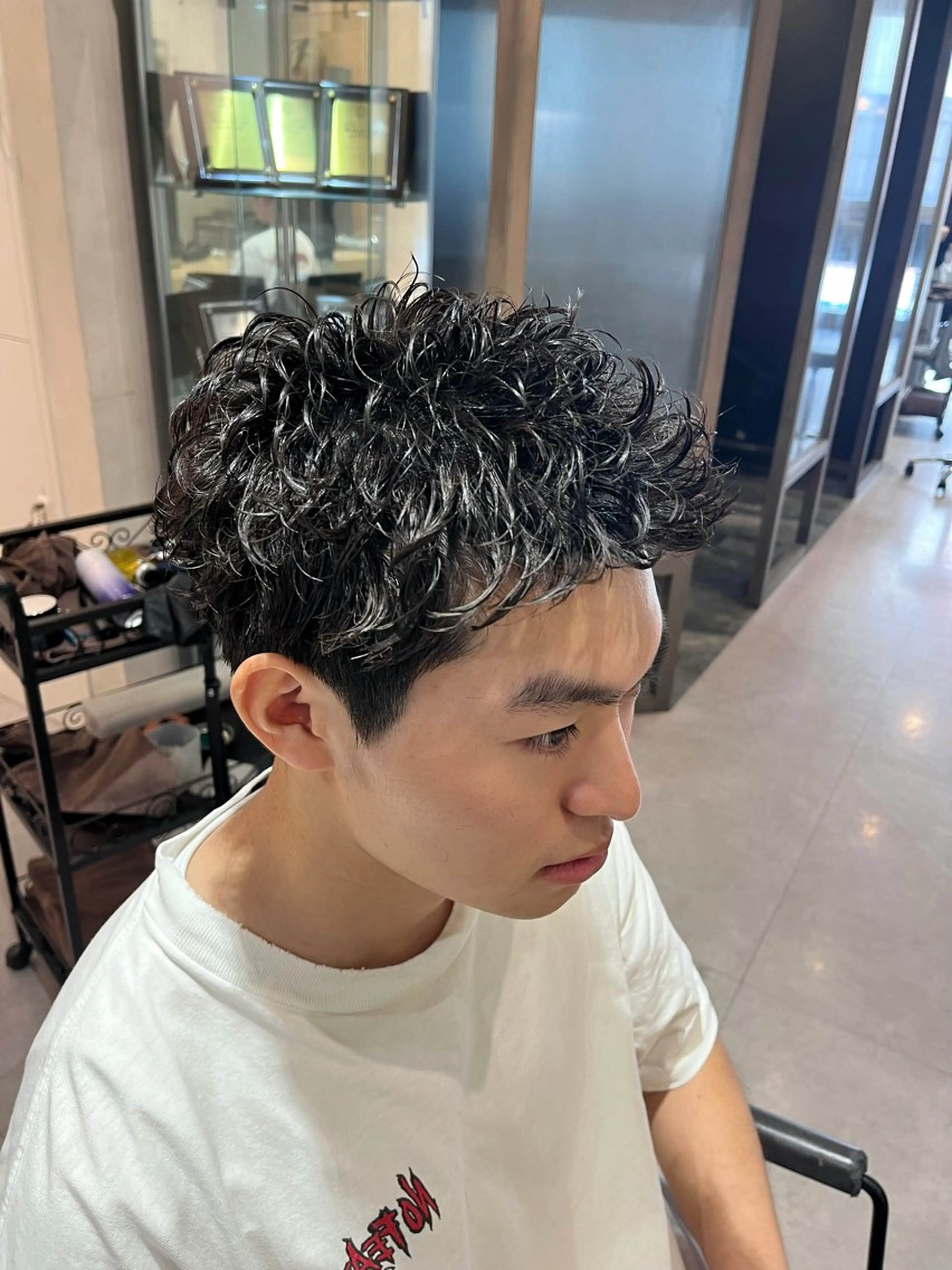 ショート パーマ メンズ Bond Story white所属・【メンズ特化】 メンズパーマ/雄斗のヘアスタイル