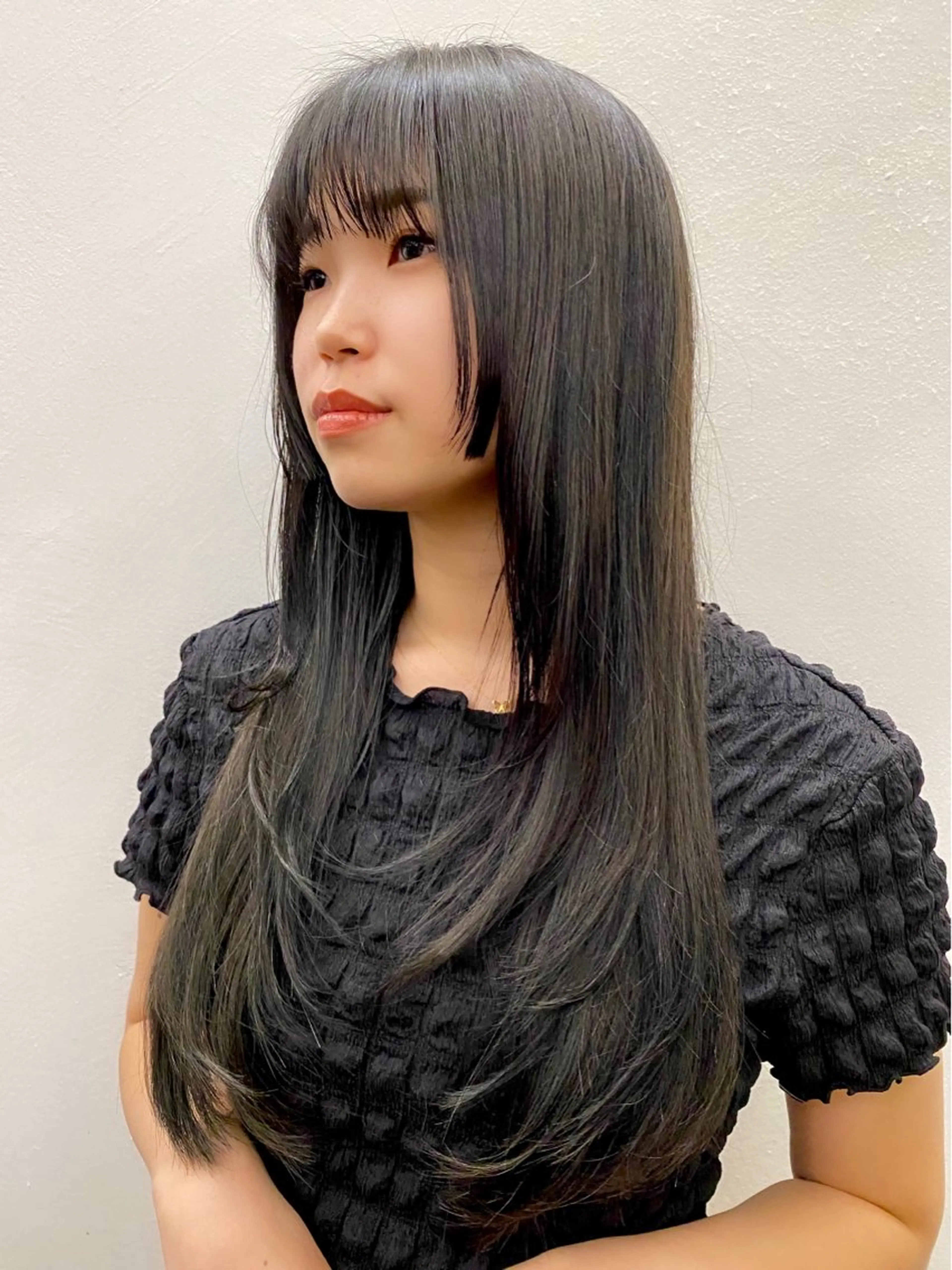 セミロング カラー Paddle所属・似合わせレイヤー/ レイヤーパーマ/高倉のヘアスタイル