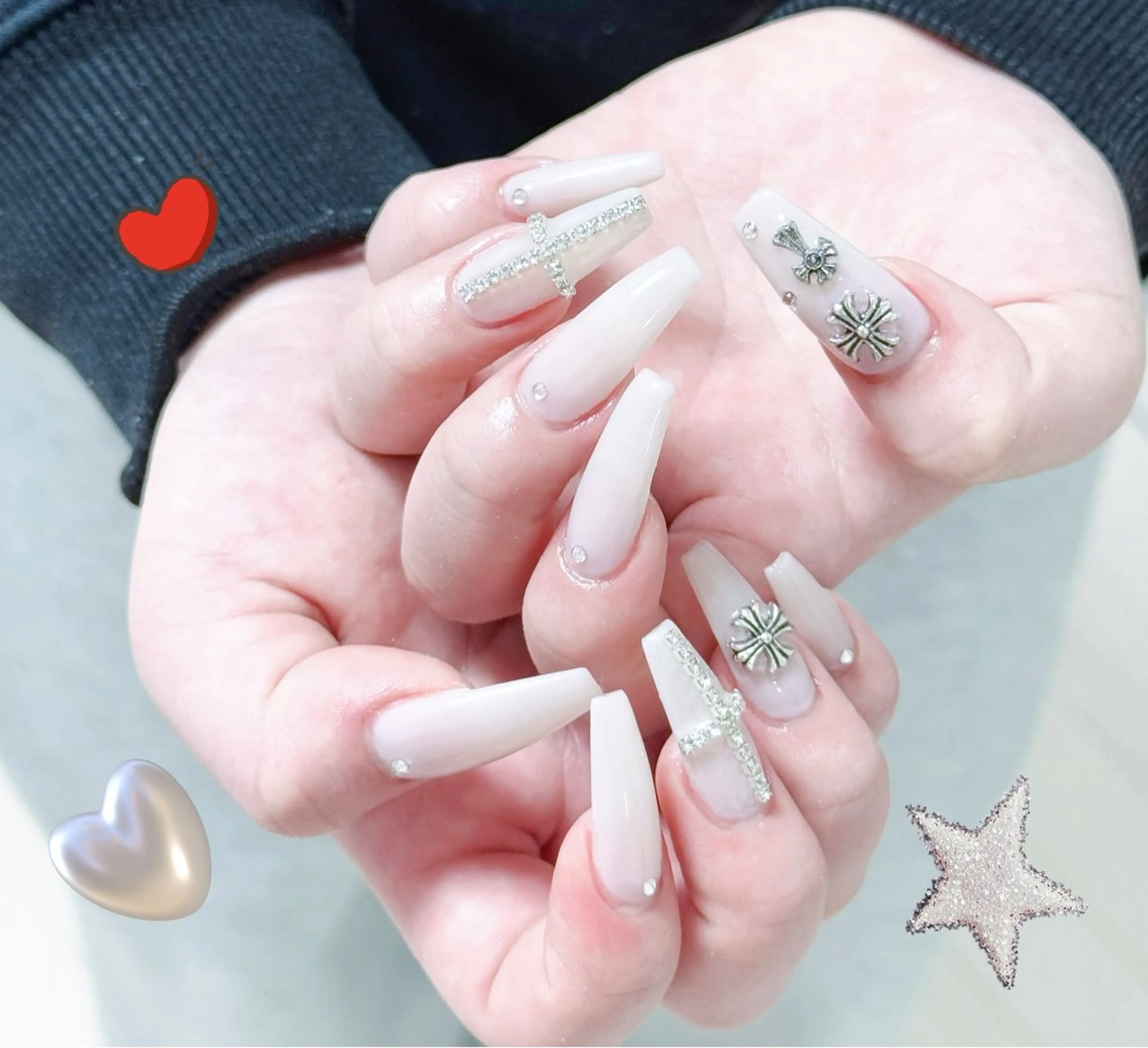 ネイル アートネイル オーロラネイル チークネイル フレンチネイル ガラスフレンチ ハンドネイル 🎀🎀YooLi Nail Salonのネイルデザイン