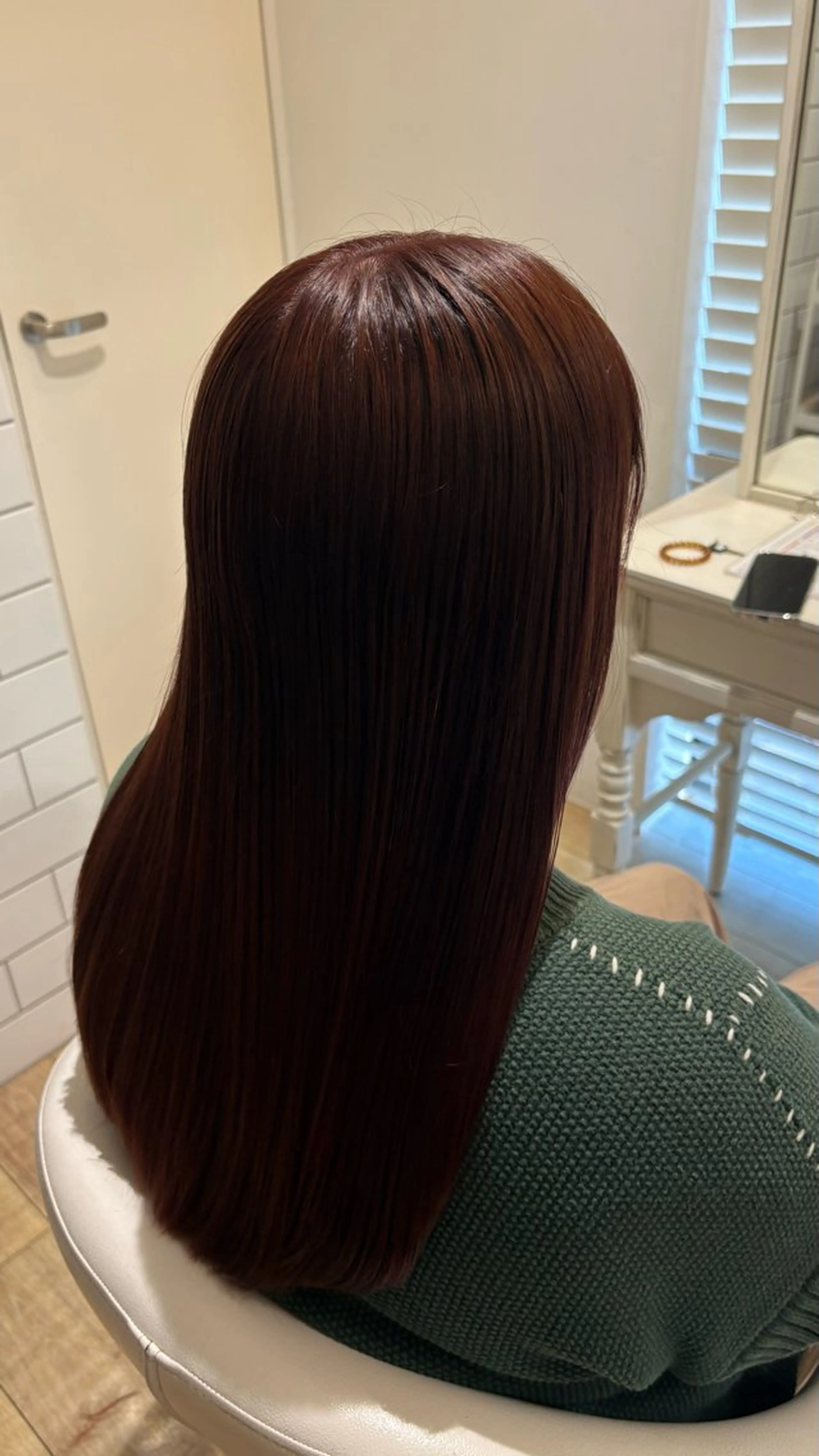 ミディアム カラー カット ヘアカラー トリートメント ♣️似合わせカット 艶髪カラーYUUGAのヘアスタイル