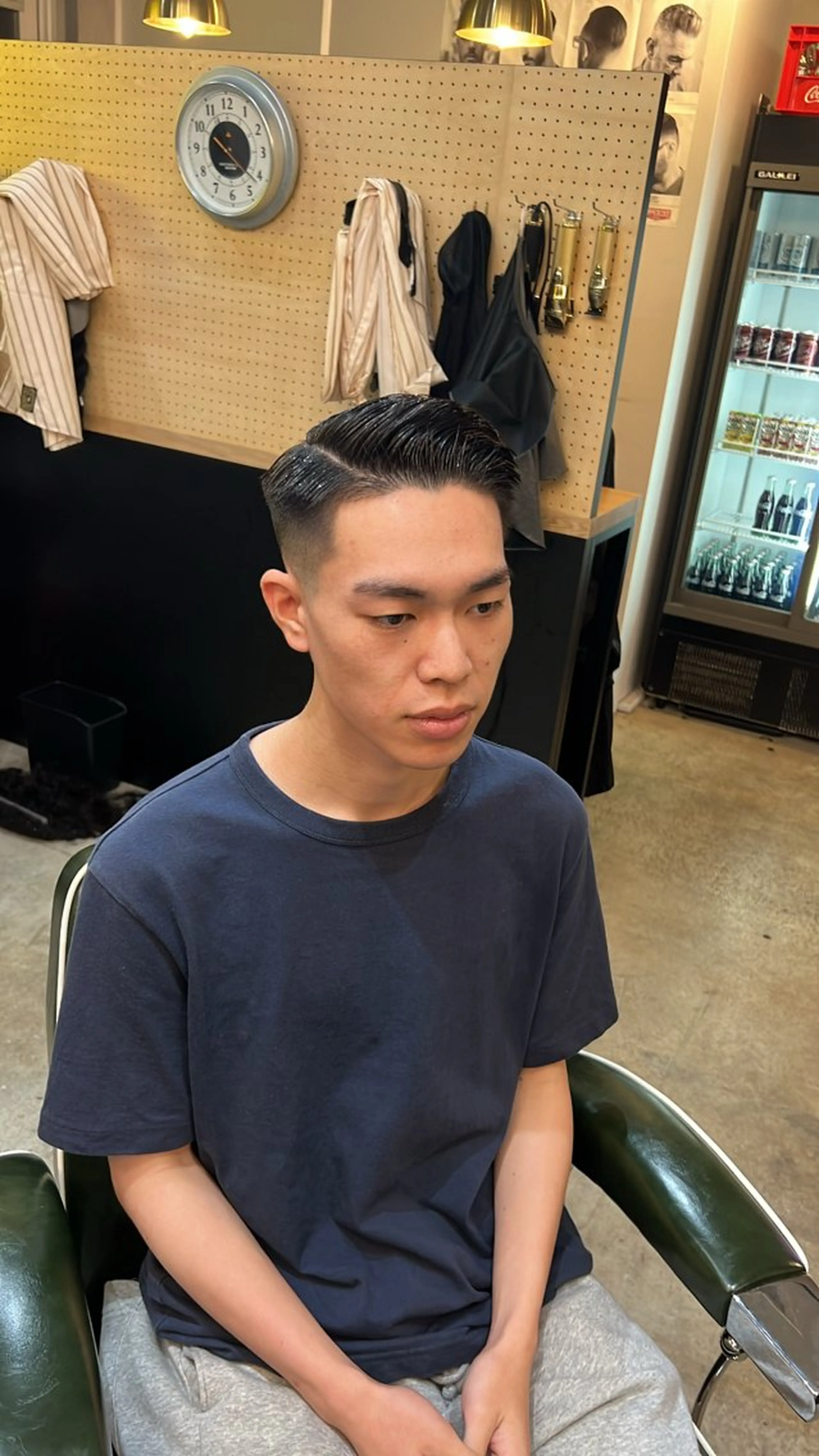 ショート メンズ 七三 FRANK'S BARBER WEST TOKYO. 吉祥寺所属・Berbar Ryuのヘアスタイル