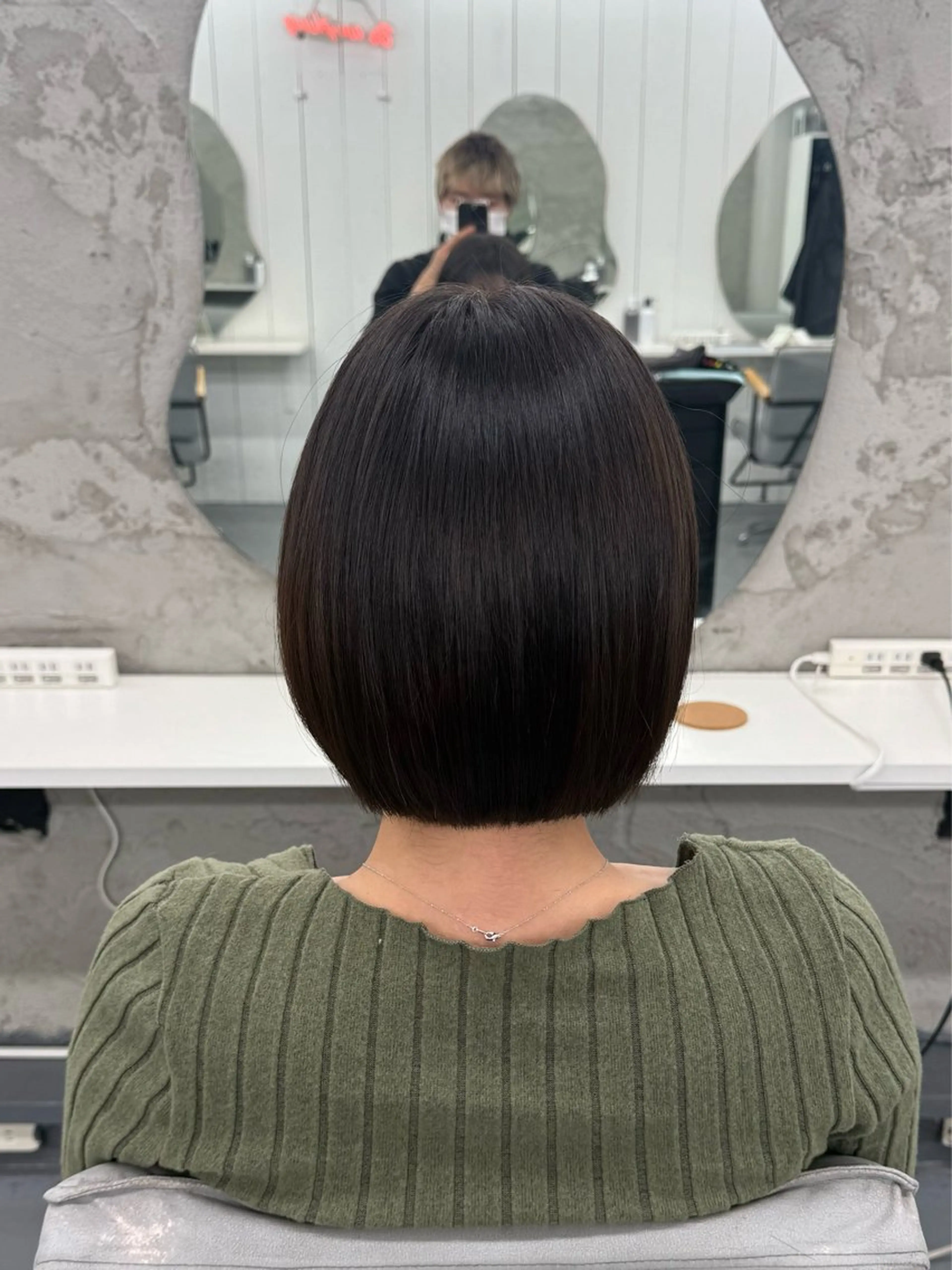 ショート ボブ カット 【柏】美髪矯正× ハイトーン💫だいちのヘアスタイル