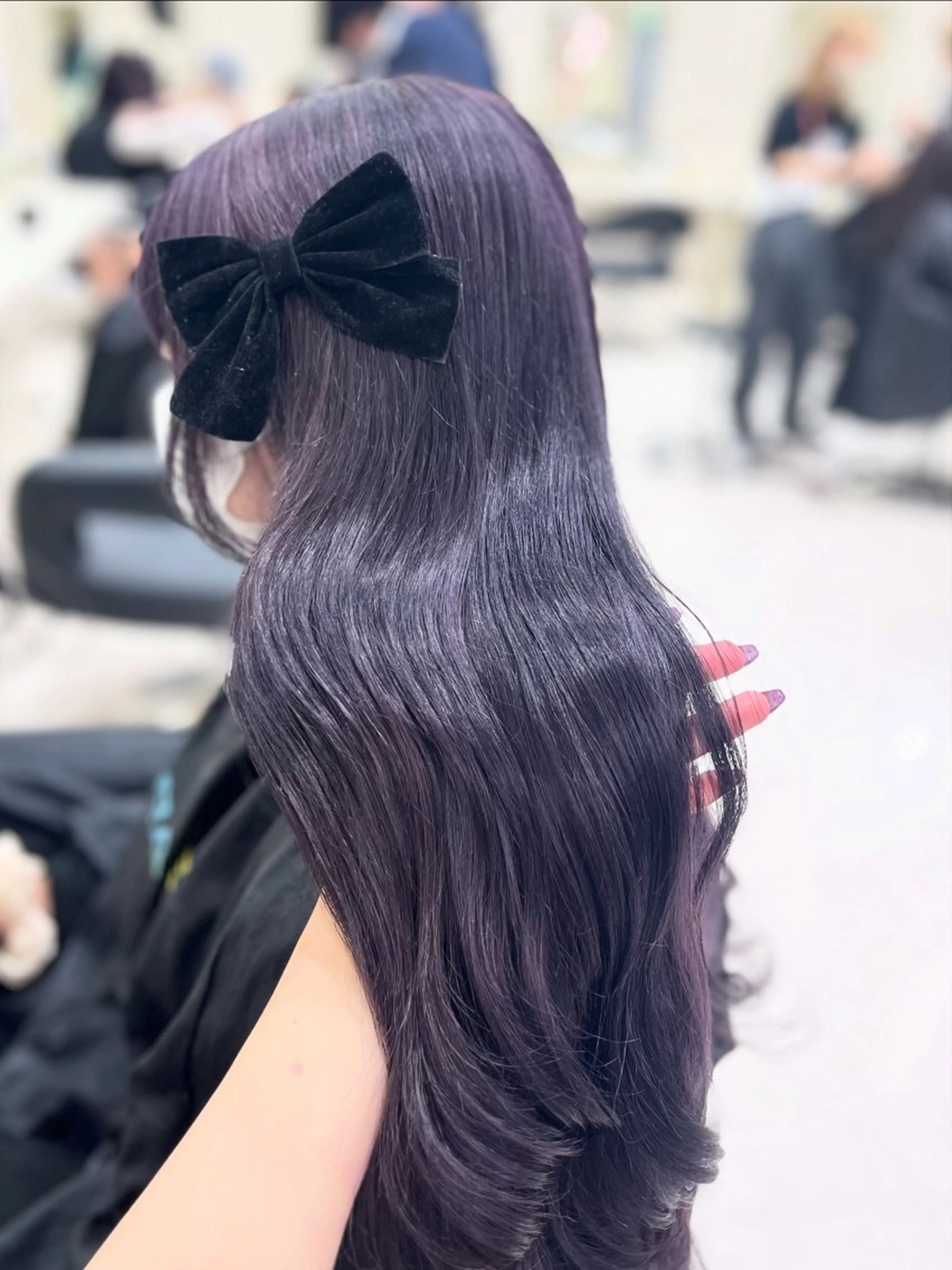 カラー ヘアカラー トリートメント ベージュ・ラベンダー カラー🎀りりのヘアスタイル