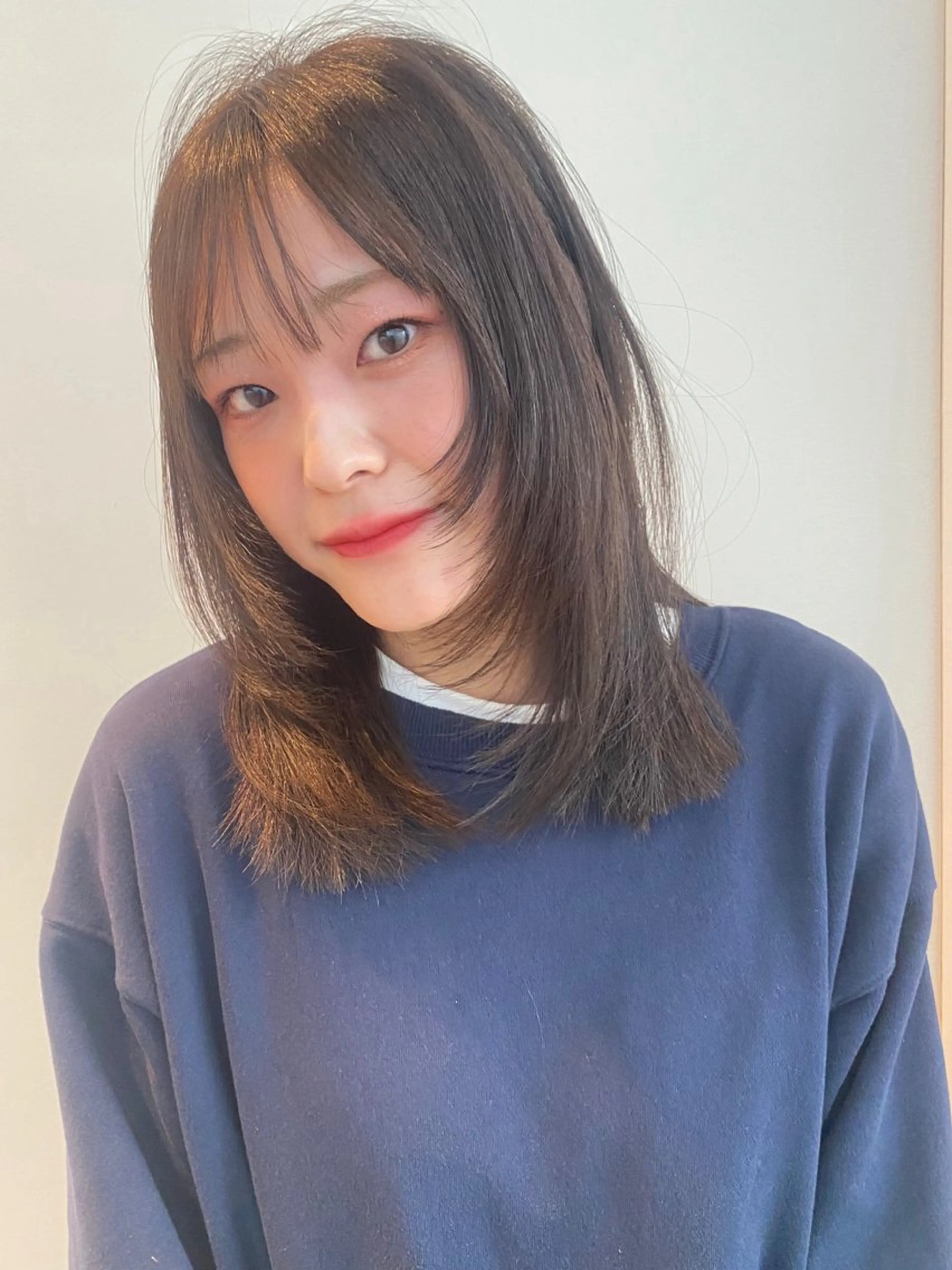 ミディアム カラー ヘアカラー トリートメント mai / linoah˚✧のヘアスタイル