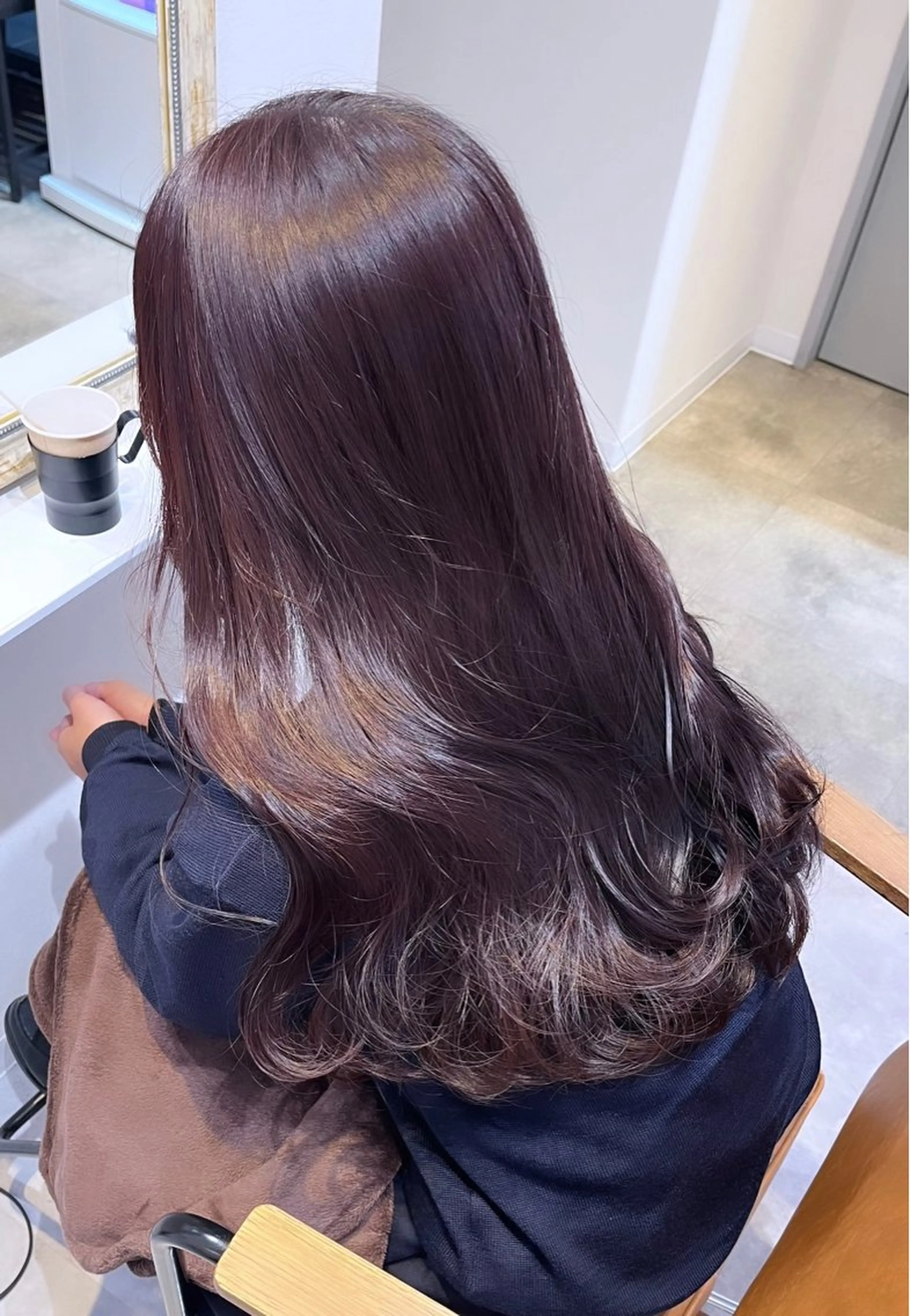 ロング カラー ヘアカラー トリートメント 梅田/髪質改善カラー ❄︎ mikiのヘアスタイル