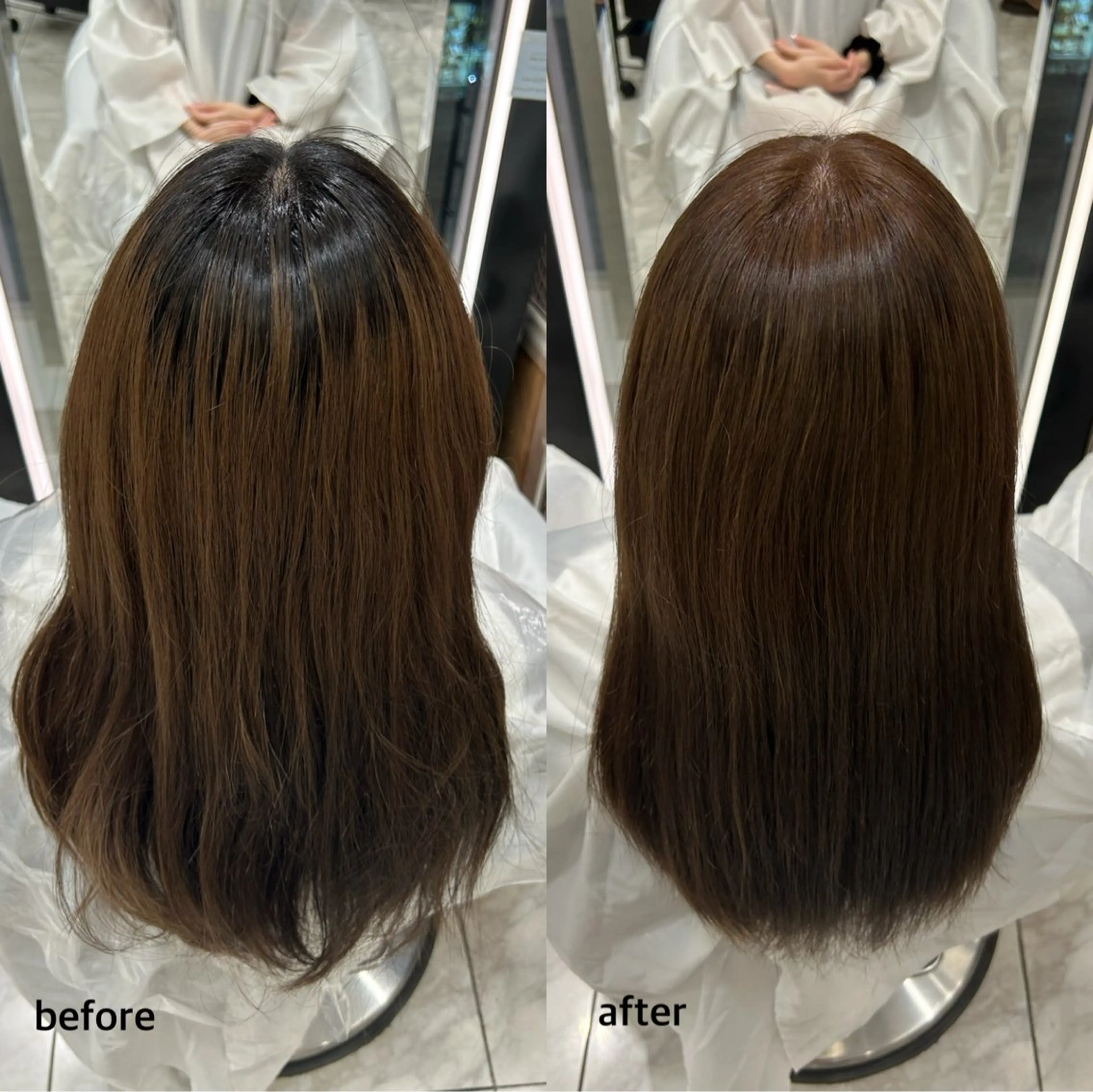 カラー ヘアカラー 暖色カラー/ みさほ🍒のヘアスタイル