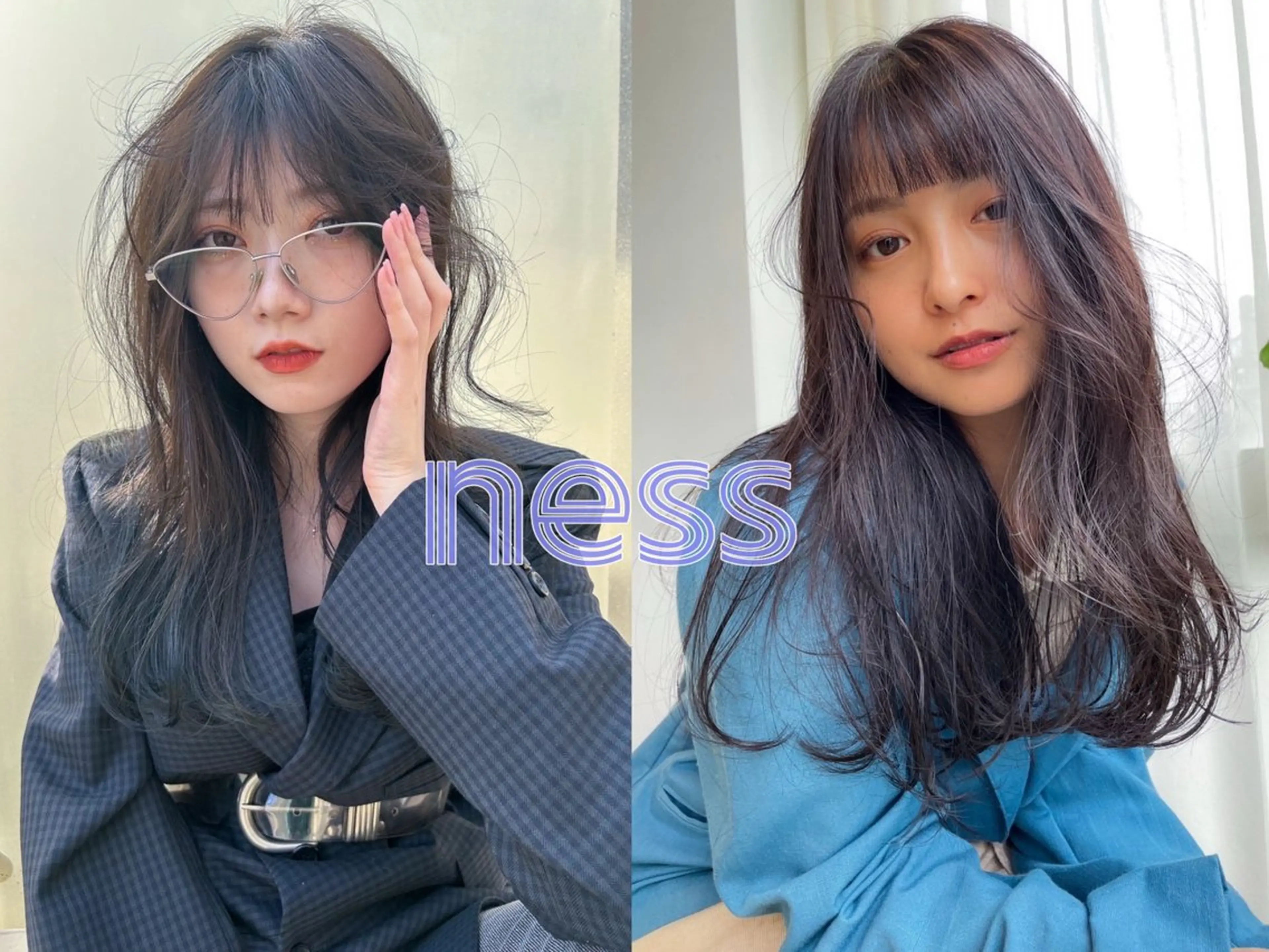 ロング カット ヘアカラー トリートメント ness🎖️ カミカリスマ受賞のヘアスタイル