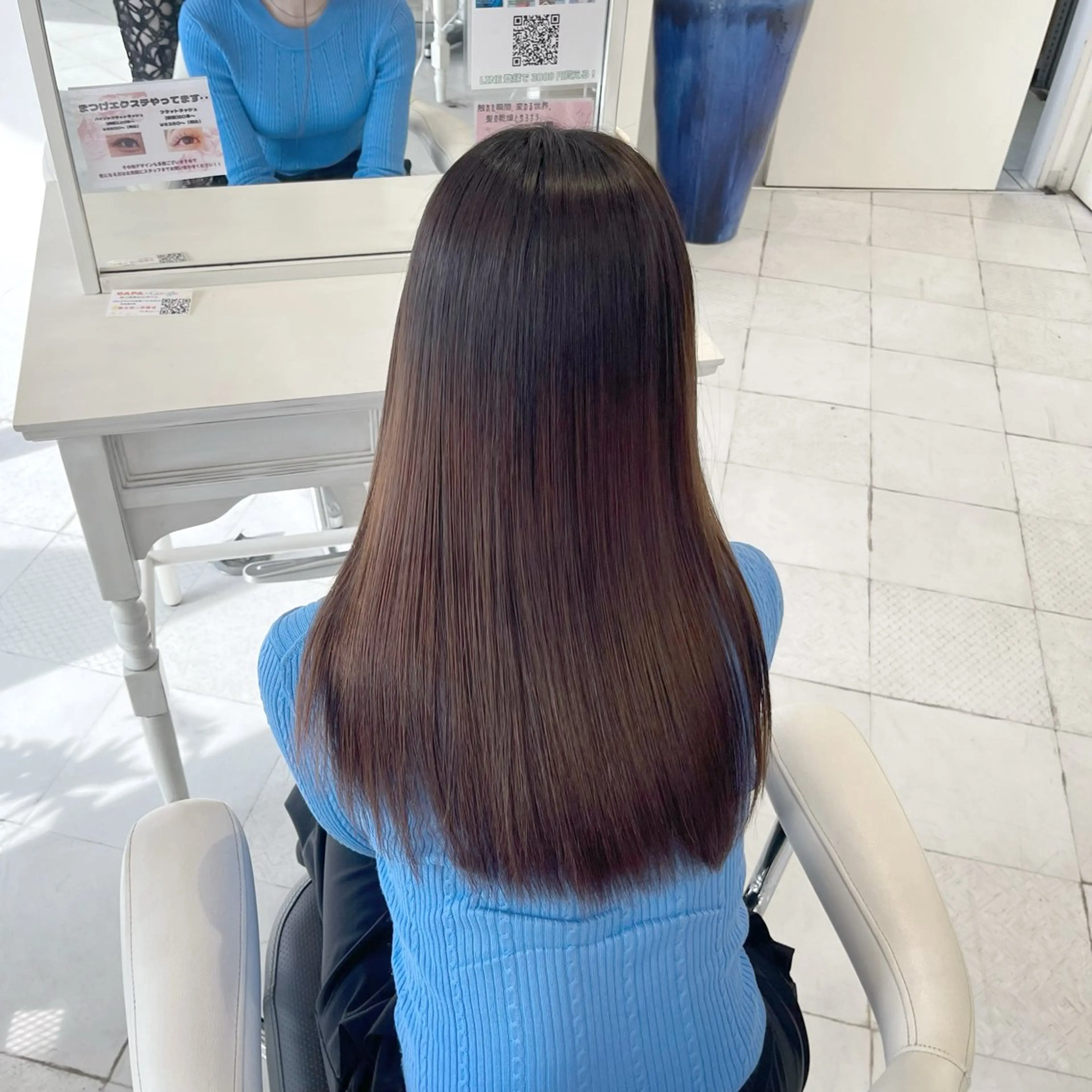 12月予約限定🩷👼🏻‎サラサラ酸性ストレート＋高保湿トリートメント👼🏻‎🩷の写真