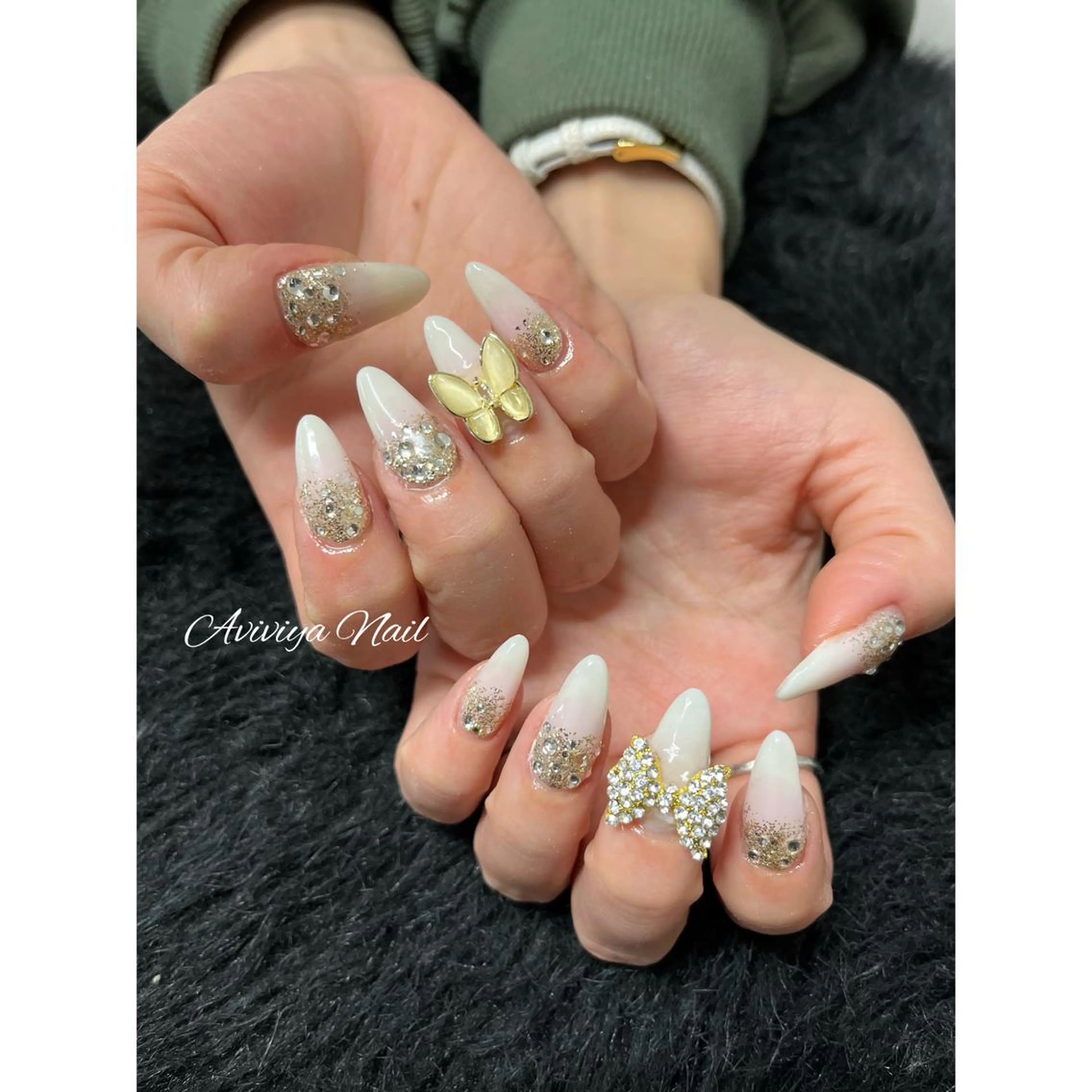 ネイル ブライダルネイル AviviyaNail所属・kubo ayaのネイルデザイン