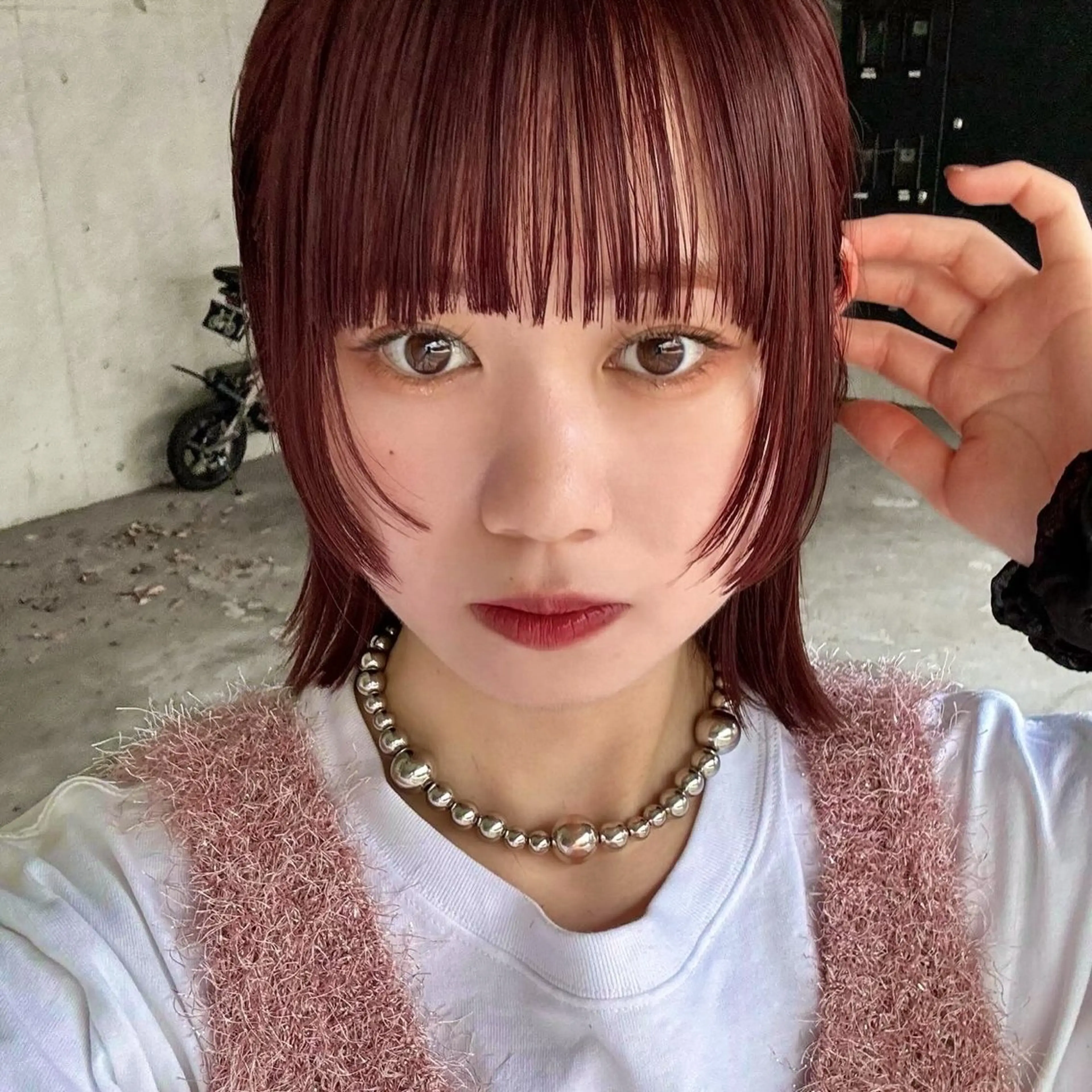 ショート カラー yuuka/ボブ/ダ ブルカラー/髪質改善のヘアスタイル