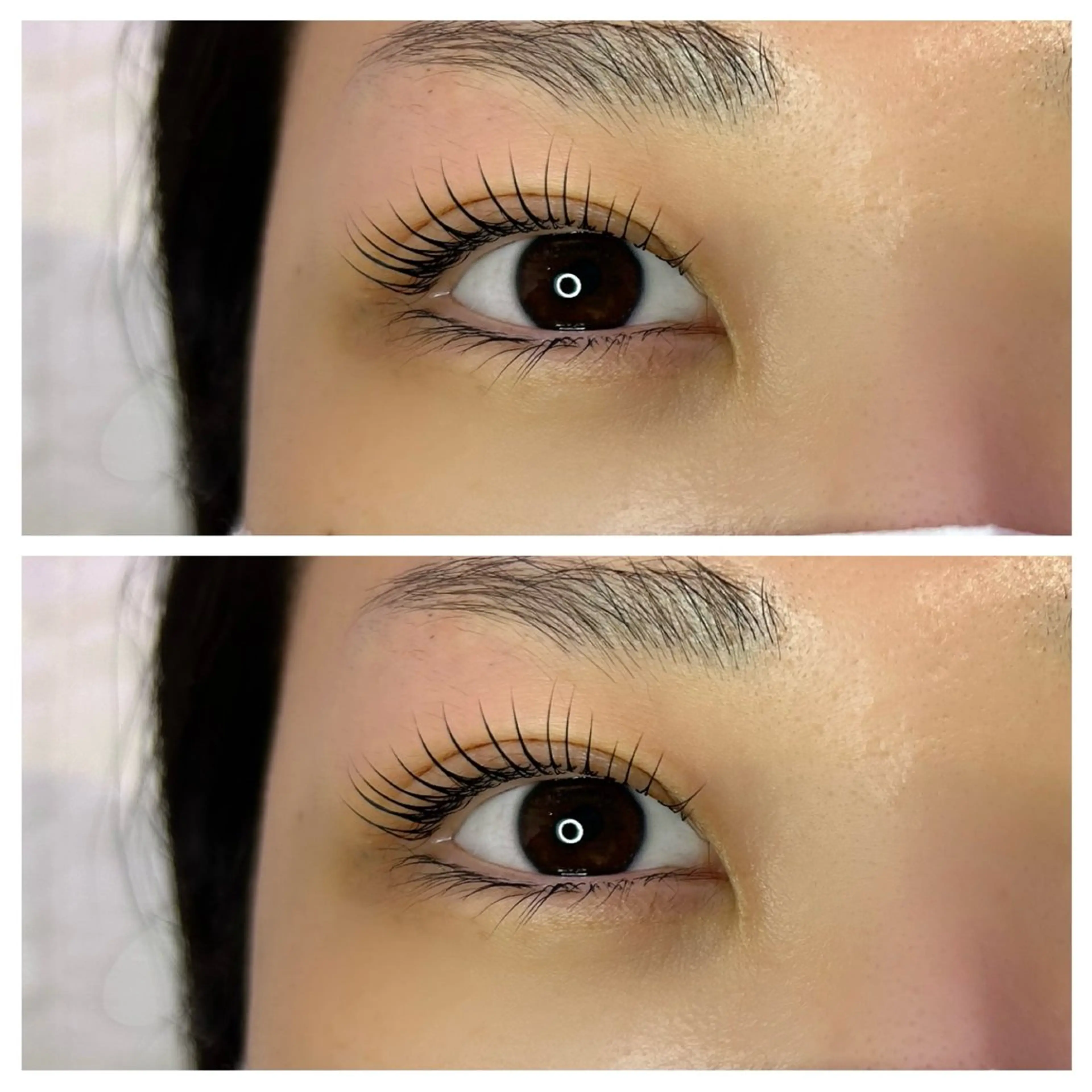 マツエク・マツパ フラットラッシュ ナチュラル パリジェンヌラッシュリフト 一重×まつ毛パーマ ワンホンマツエク マツパ beauty salon ma'am所属・erica💐 ma'amのマツエク・マツパデザイン