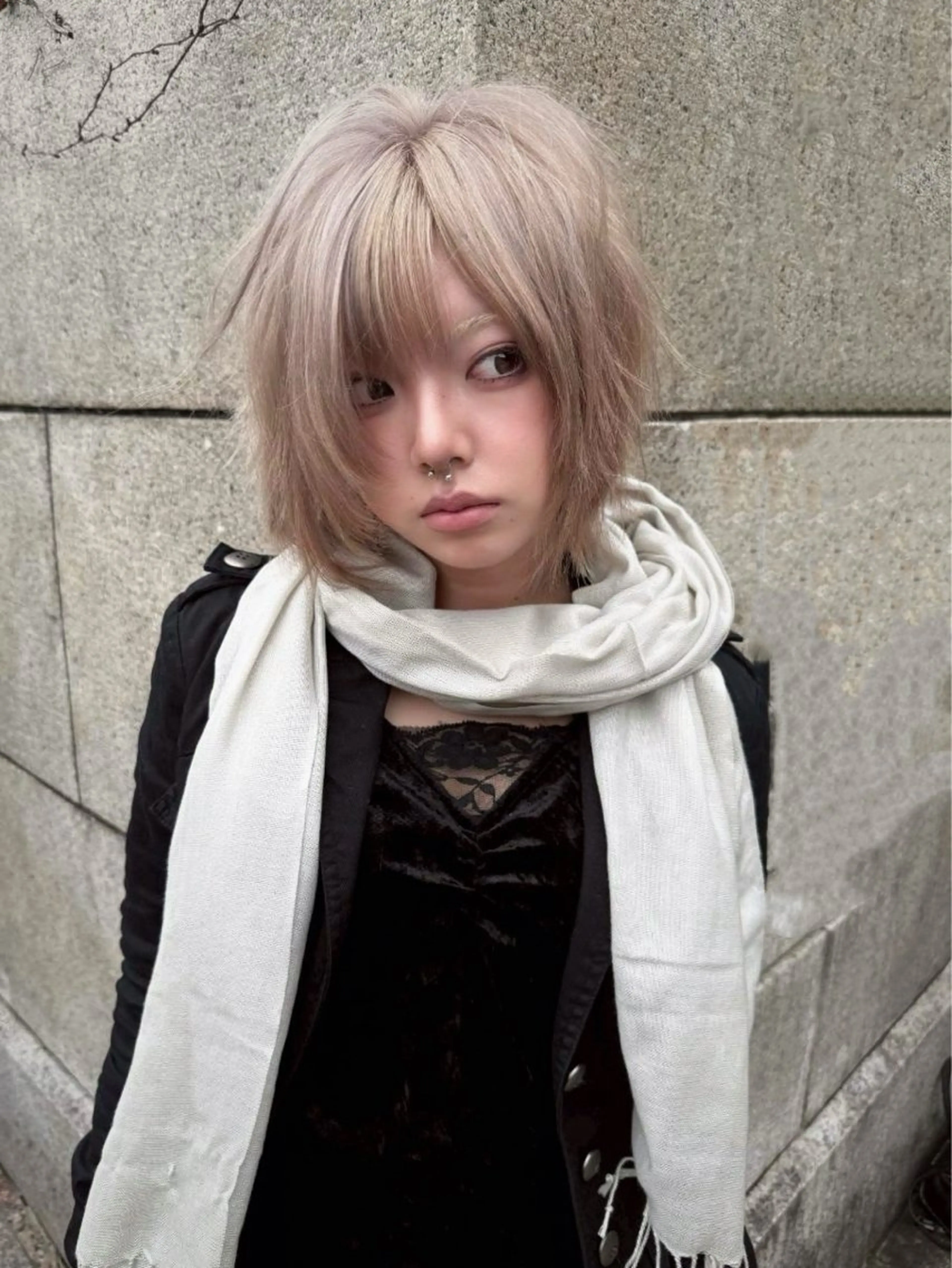 ショート カラー カット ヘアカラー トリートメント ヘッドスパ ヘアセット HARUNA/原宿/ デザイン/カットのヘアスタイル