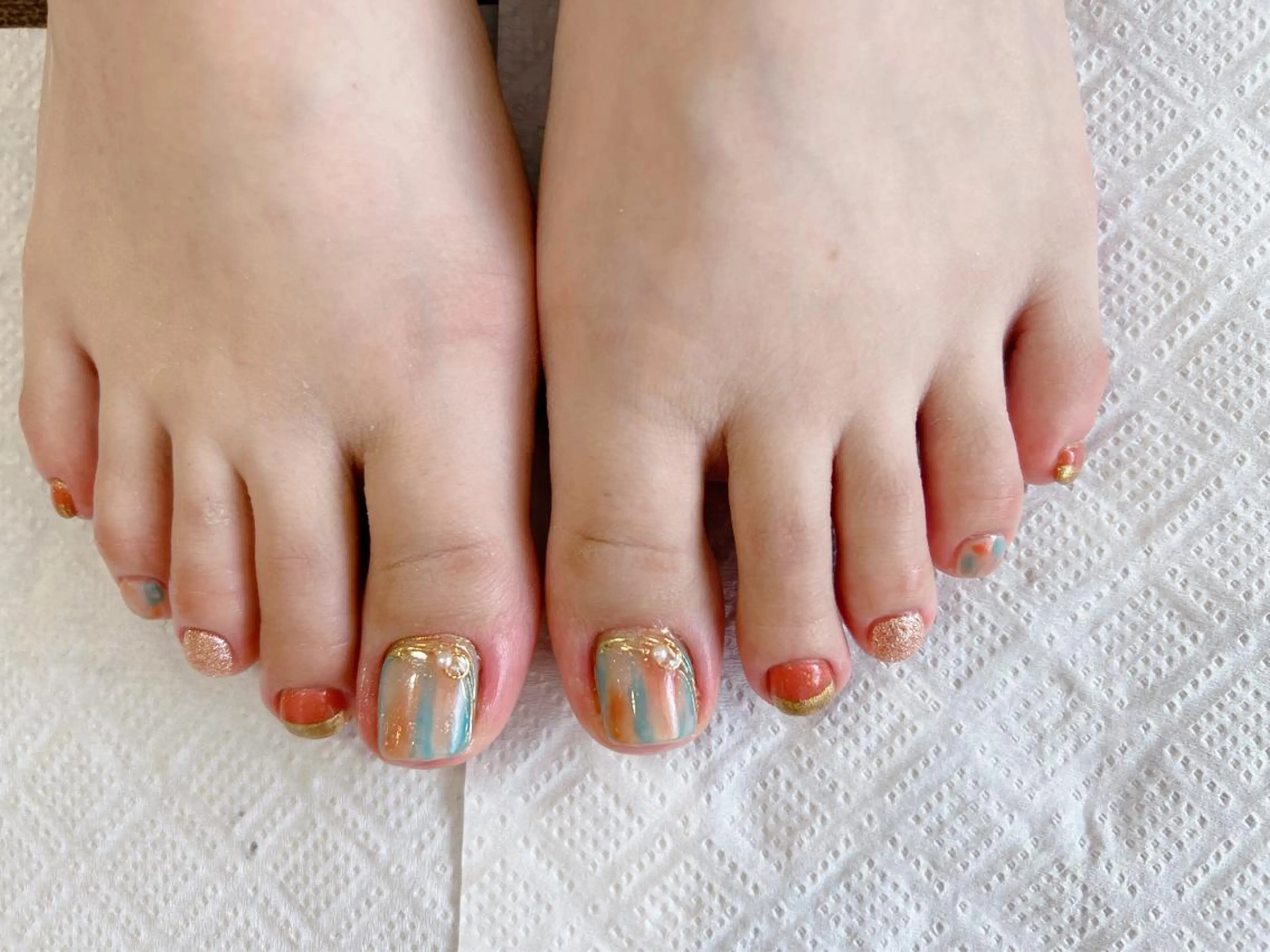 フット選べるデザイン（色チンジ可・持ち込み可）　　　　　　オフ、ケア込みの写真