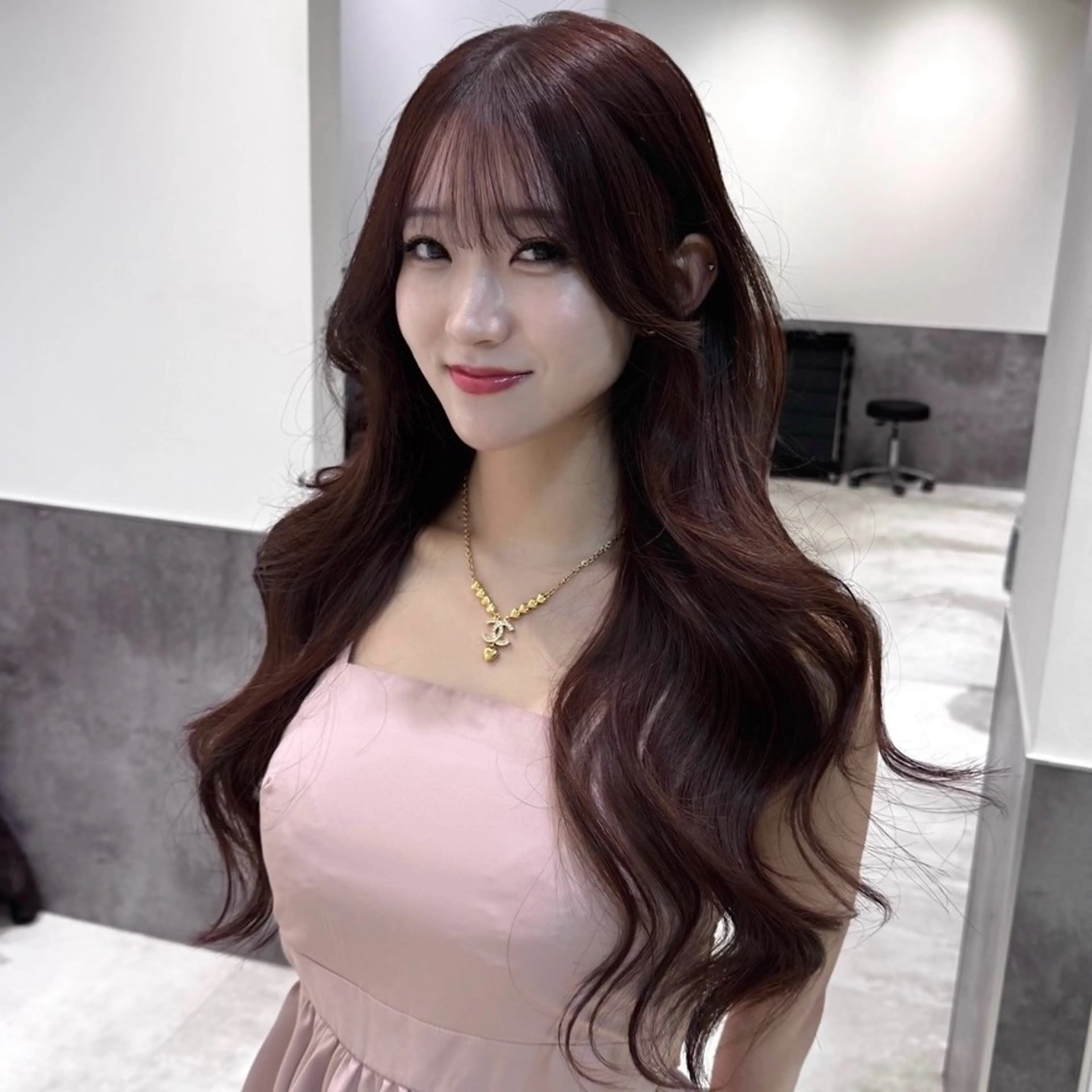 ロング カット ヘアカラー トリートメント GO TODAY 原宿Verno店所属・韓国系支持率No.1 レイヤー特化/きょうのヘアスタイル