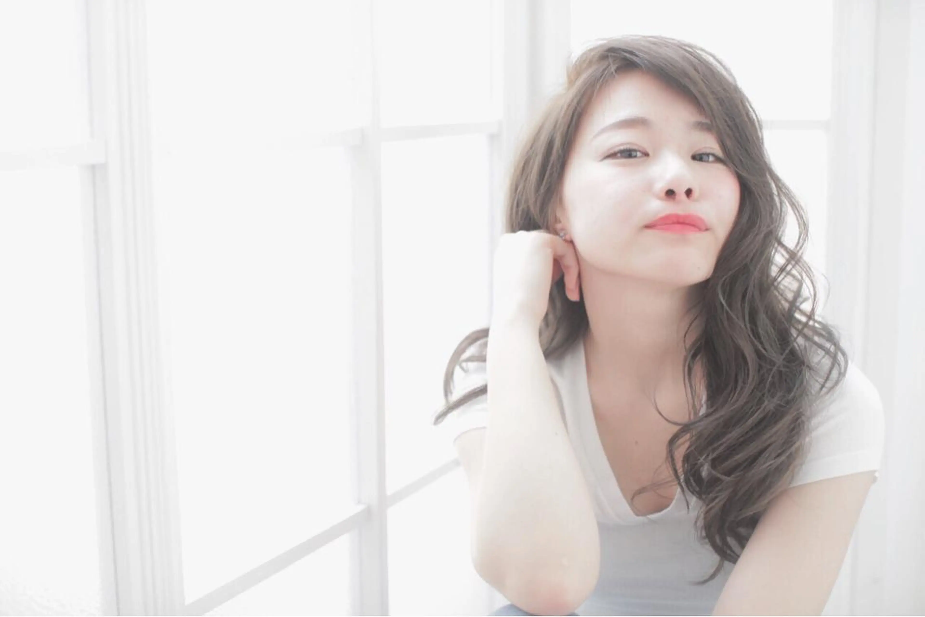 セミロング ハイライト Eliss 堀江のヘアスタイル