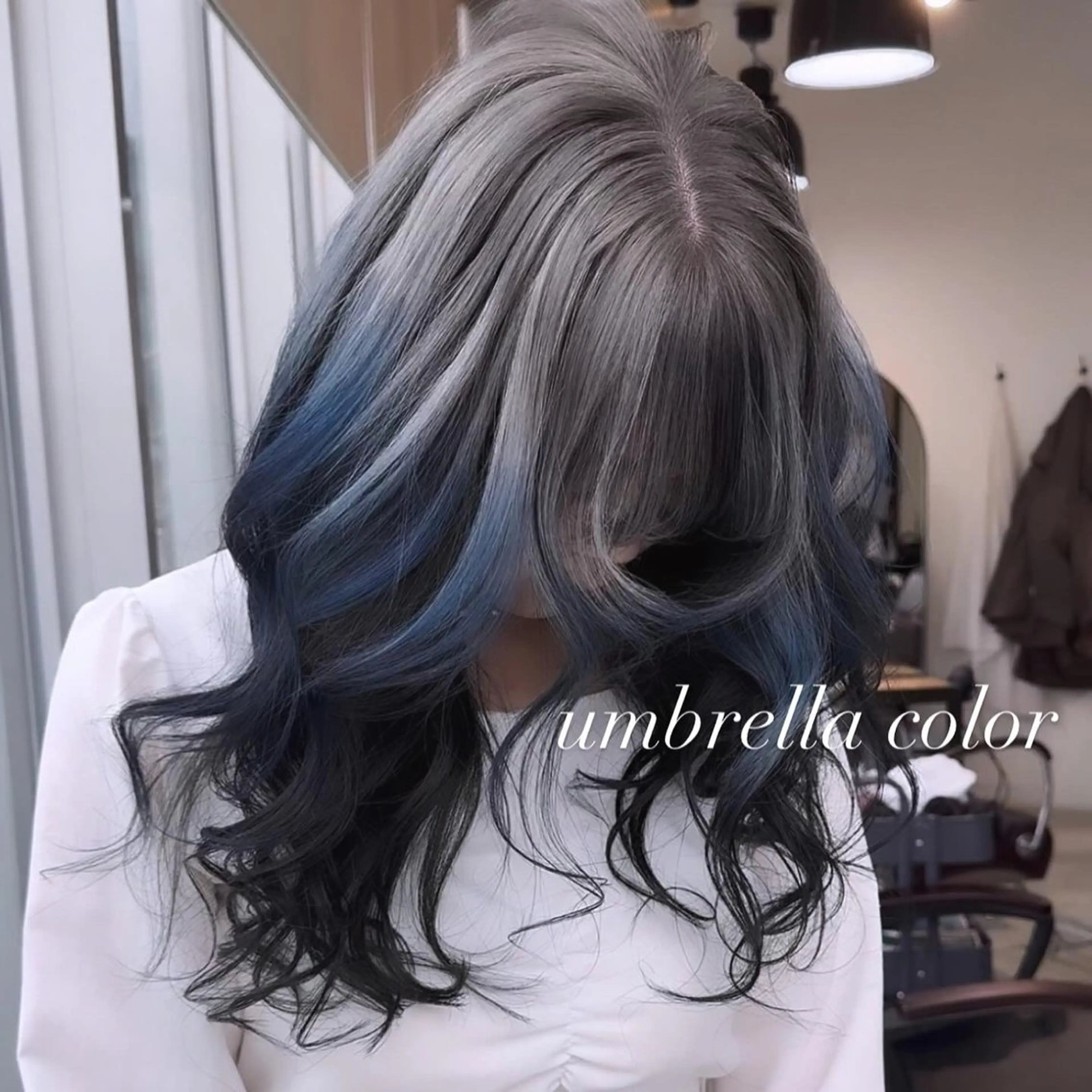 ロング カラー カット ヘアカラー トリートメント ヘアセット 💜ハイトーン💛 マジカルかいちゃんのヘアスタイル