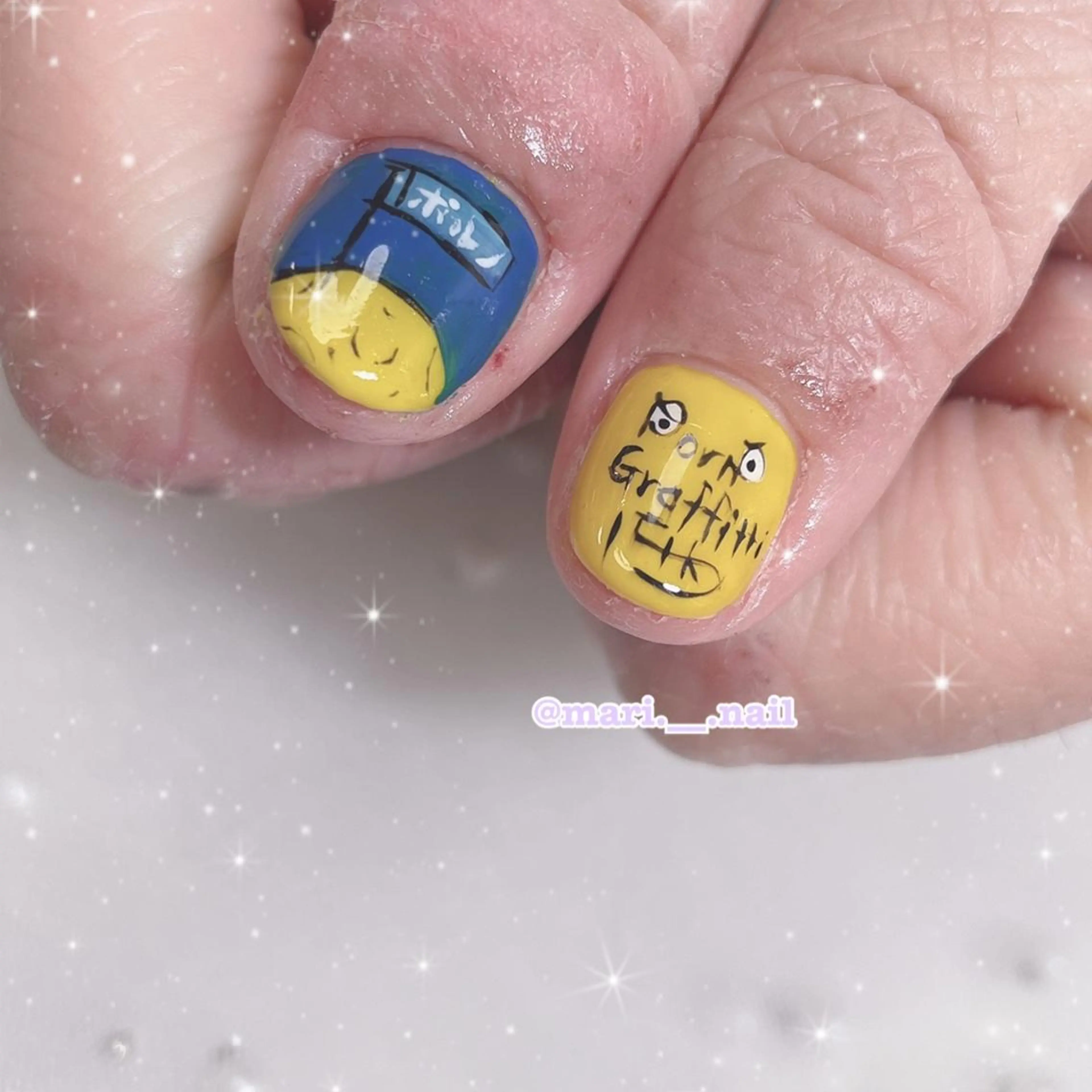 ネイル 🎀 Mayu 🎀痛ネイルのネイルデザイン