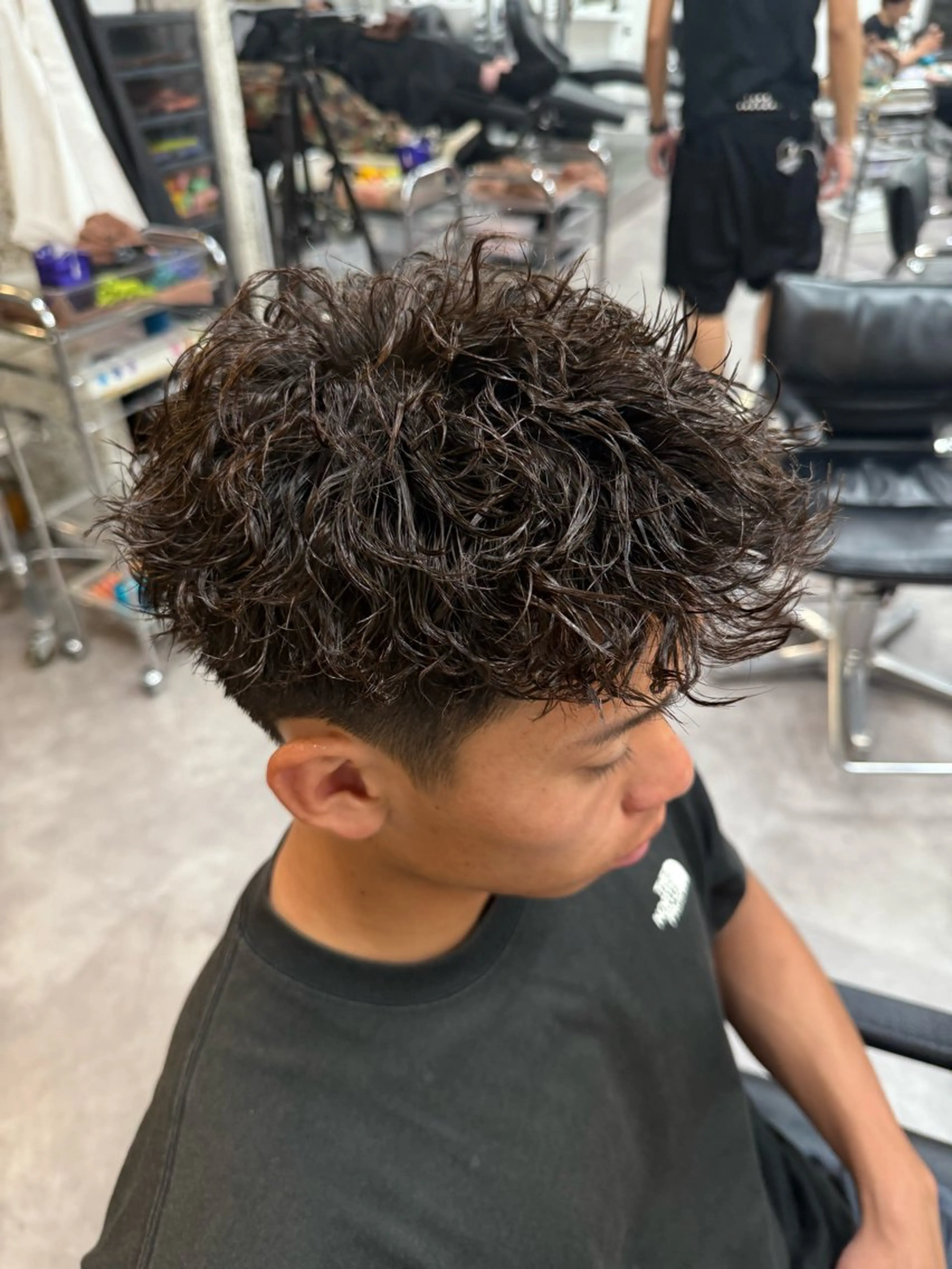 ショート パーマ メンズ カット パーマ トリートメント 【fifth】 小林直弥のヘアスタイル