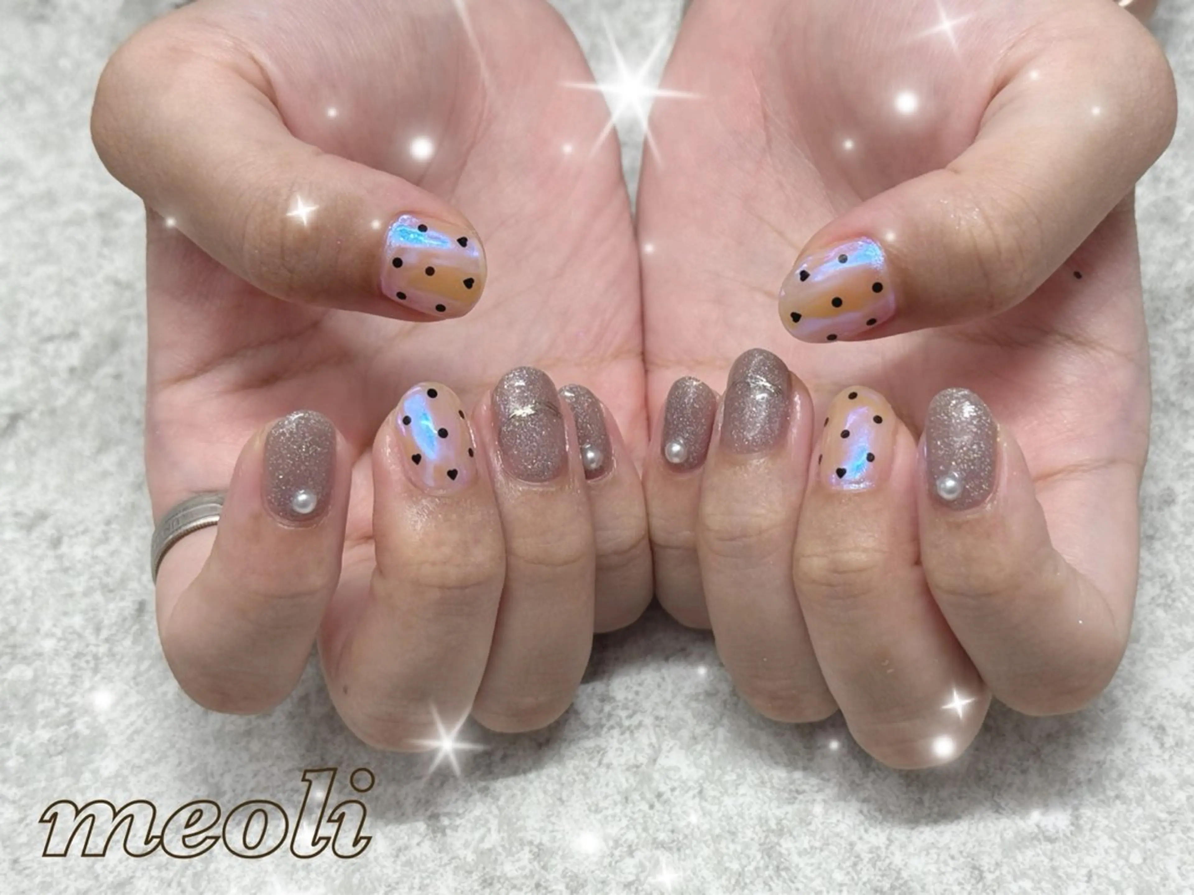 ネイル ハンドネイル nail salon meoli ヒトミのネイルデザイン