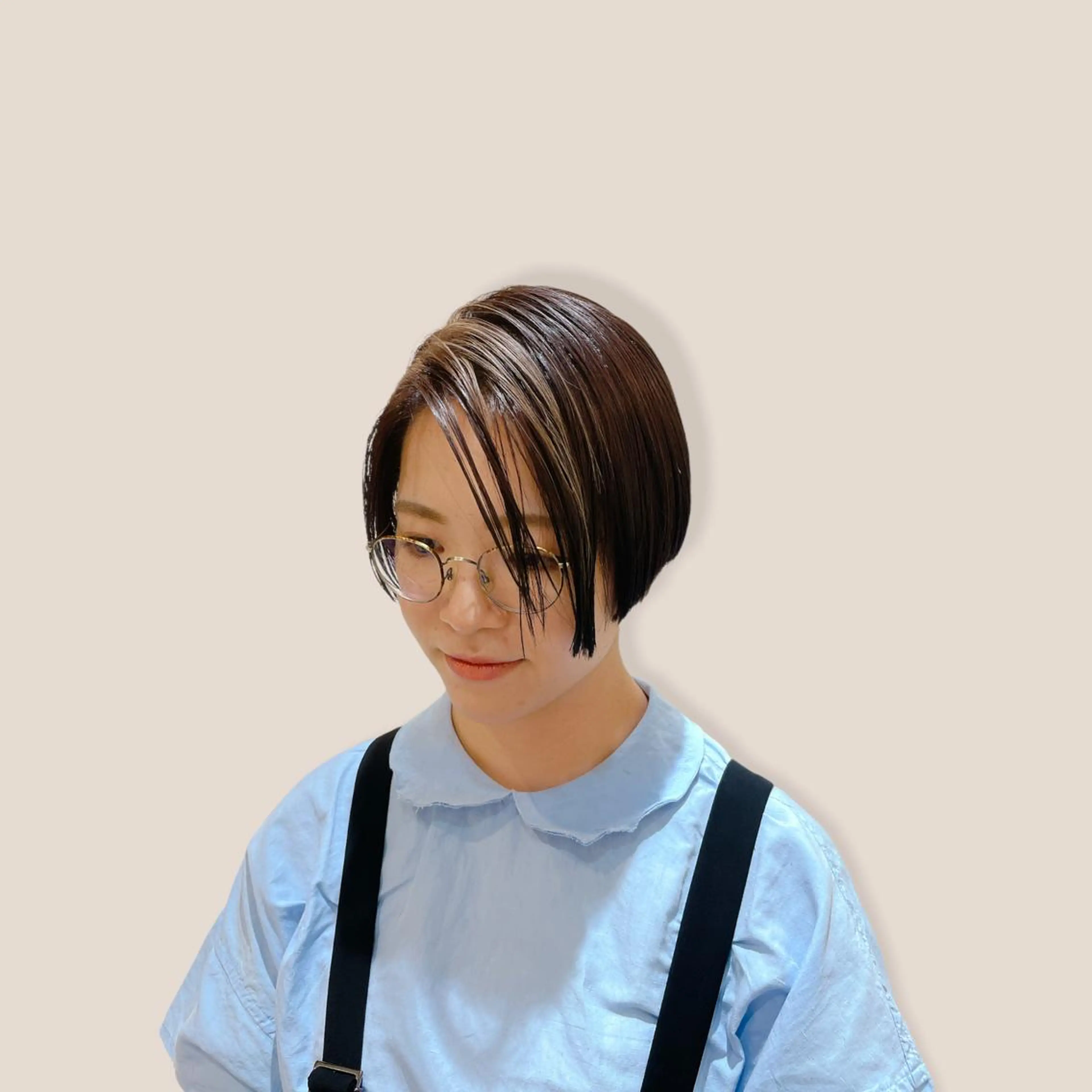 ショート カラー デザインカラー カット ヘアカラー トリートメント コクブ アキヨのヘアスタイル