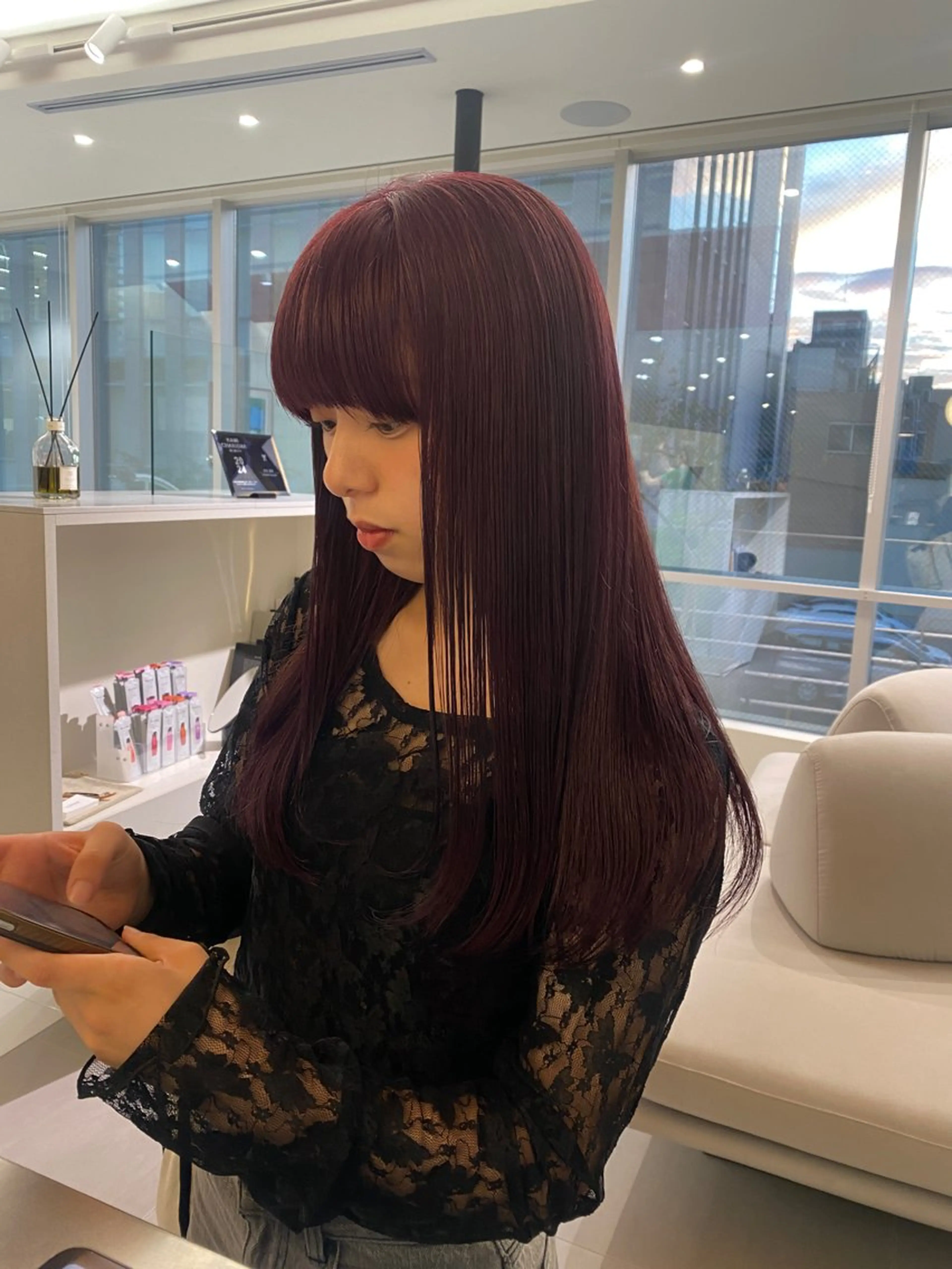 ロング カラー ハイトーンカラー 縮毛矯正 ヘアカラー 高発色ブリーチ/ ハイレイヤー🪽aiのヘアスタイル
