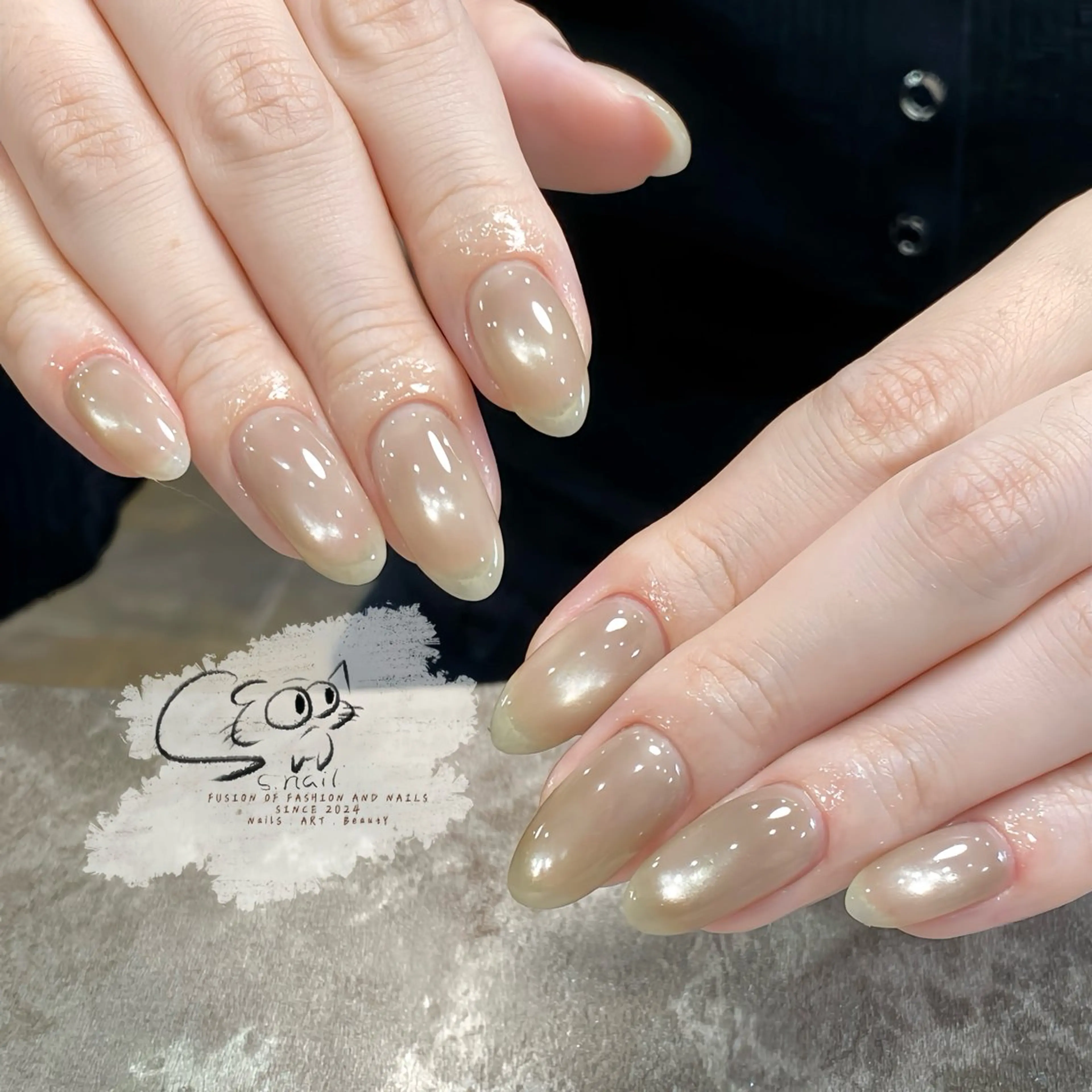 ネイル チークネイル フレンチネイル グラデーション マグネットネイル ワンカラーネイル ハンドネイル S.nail所属・S.nail _のネイルデザイン