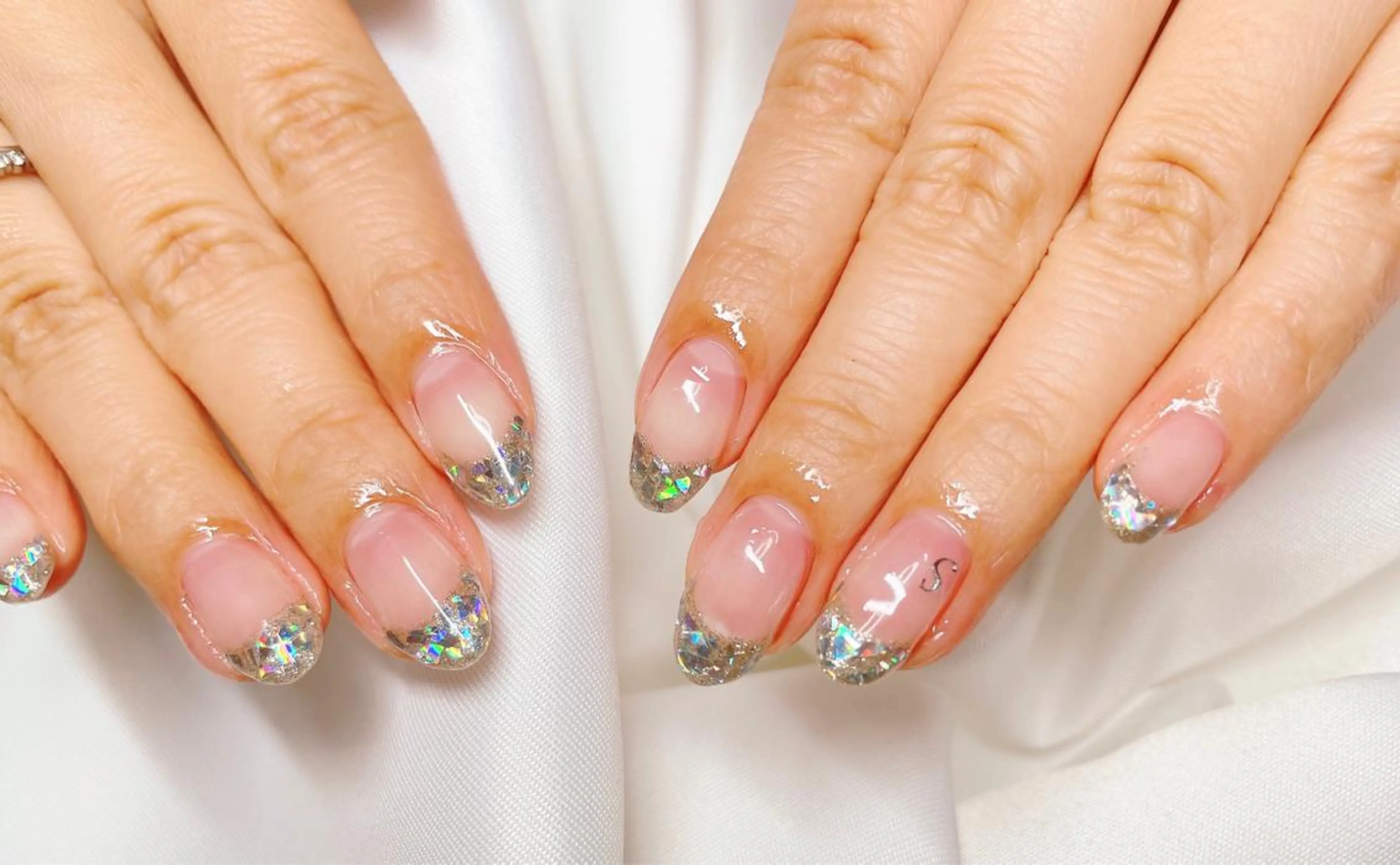 ネイル 23時まで❤︎韓国、 ワンホンネイルのネイルデザイン