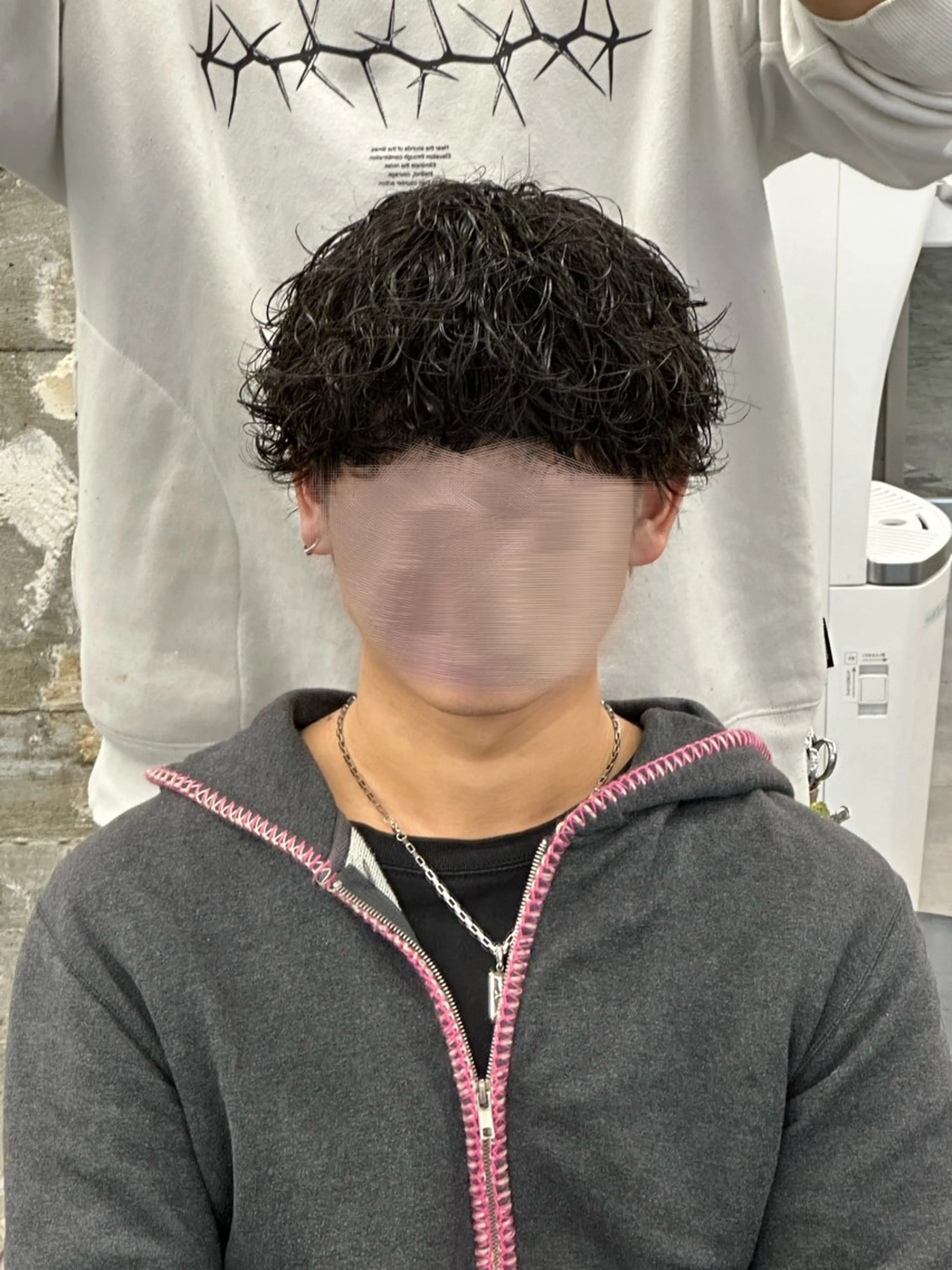 パーマ メンズ 波巻きパーマ カット パーマ ルシクラージュ武蔵小杉店所属・武蔵小杉【美髪縮 毛矯正】丸山智久のヘアスタイル