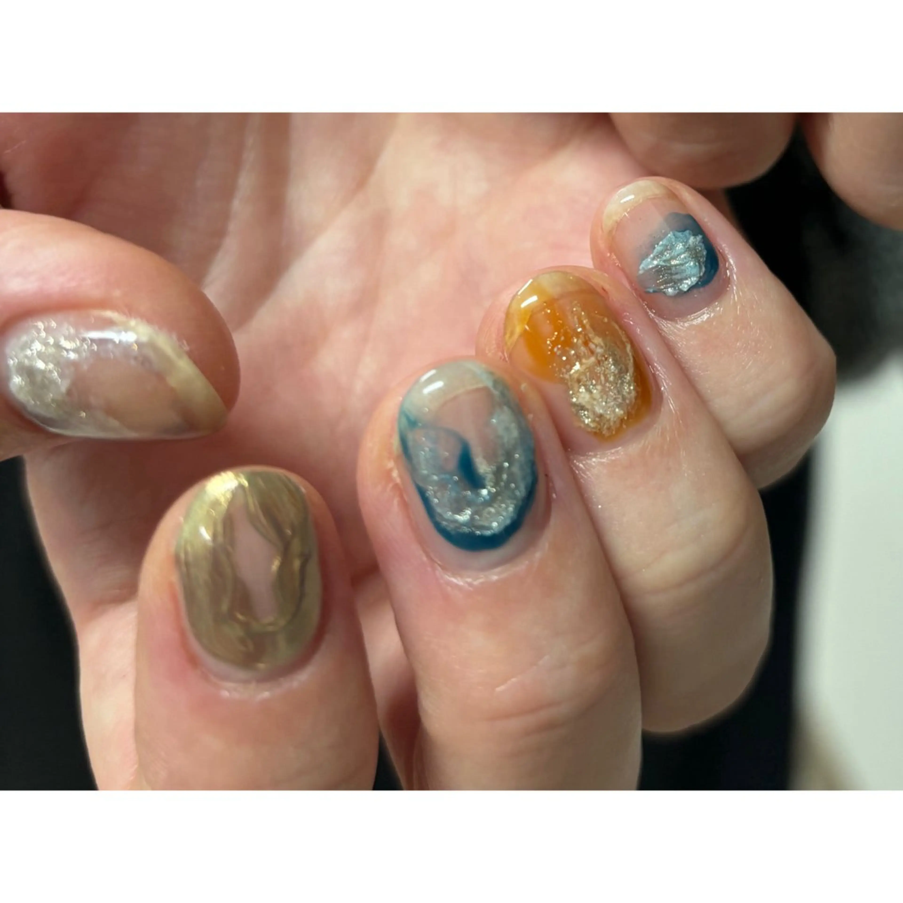 ネイル ジェルネイル ニュアンスネイル パラジェル GLAD nail所属・銀座ニュアンスネイル Ichikawaのネイルデザイン
