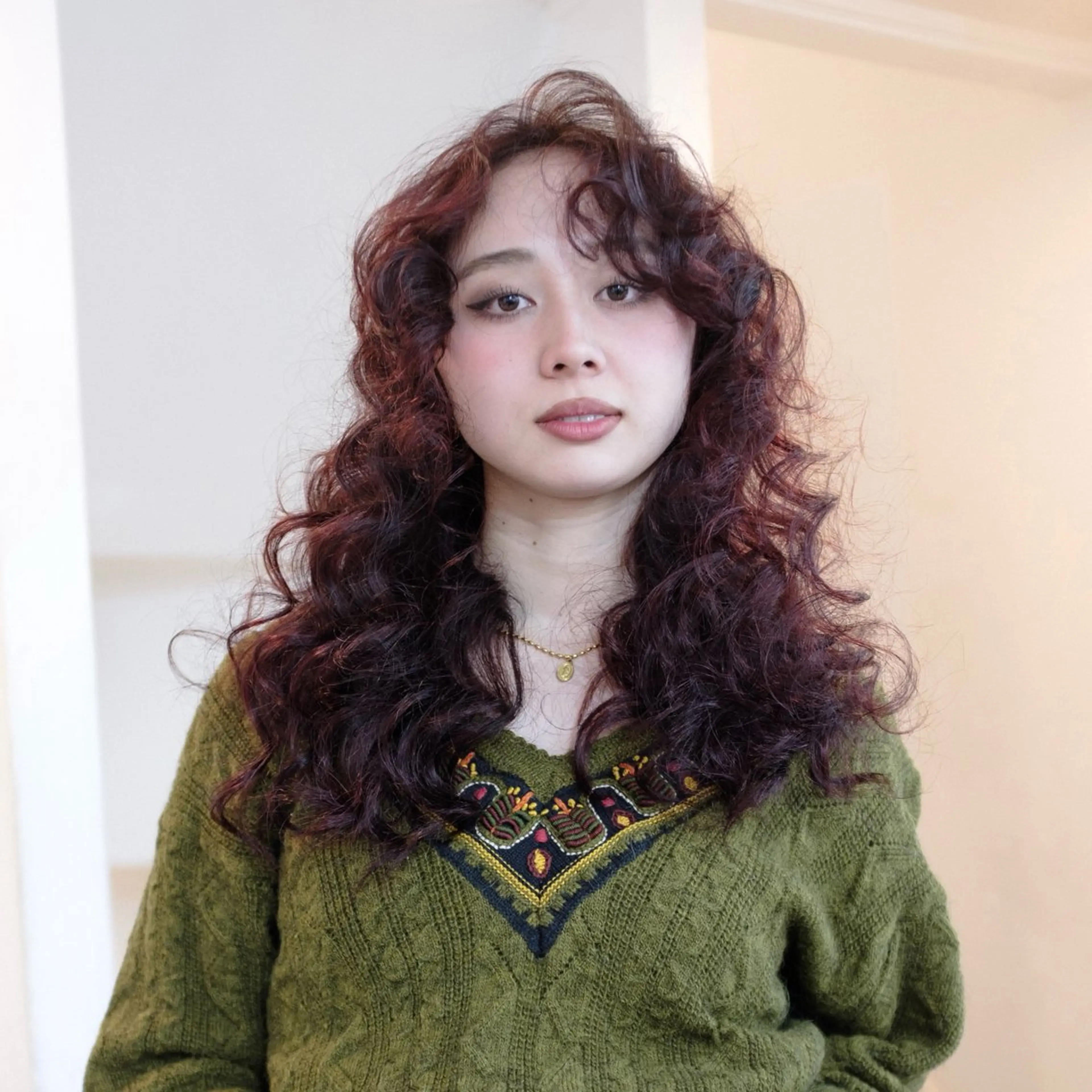 ロング カラー ヘアアレンジ 🦠デザインカラー/ 魚瀬あおい🦠のヘアスタイル