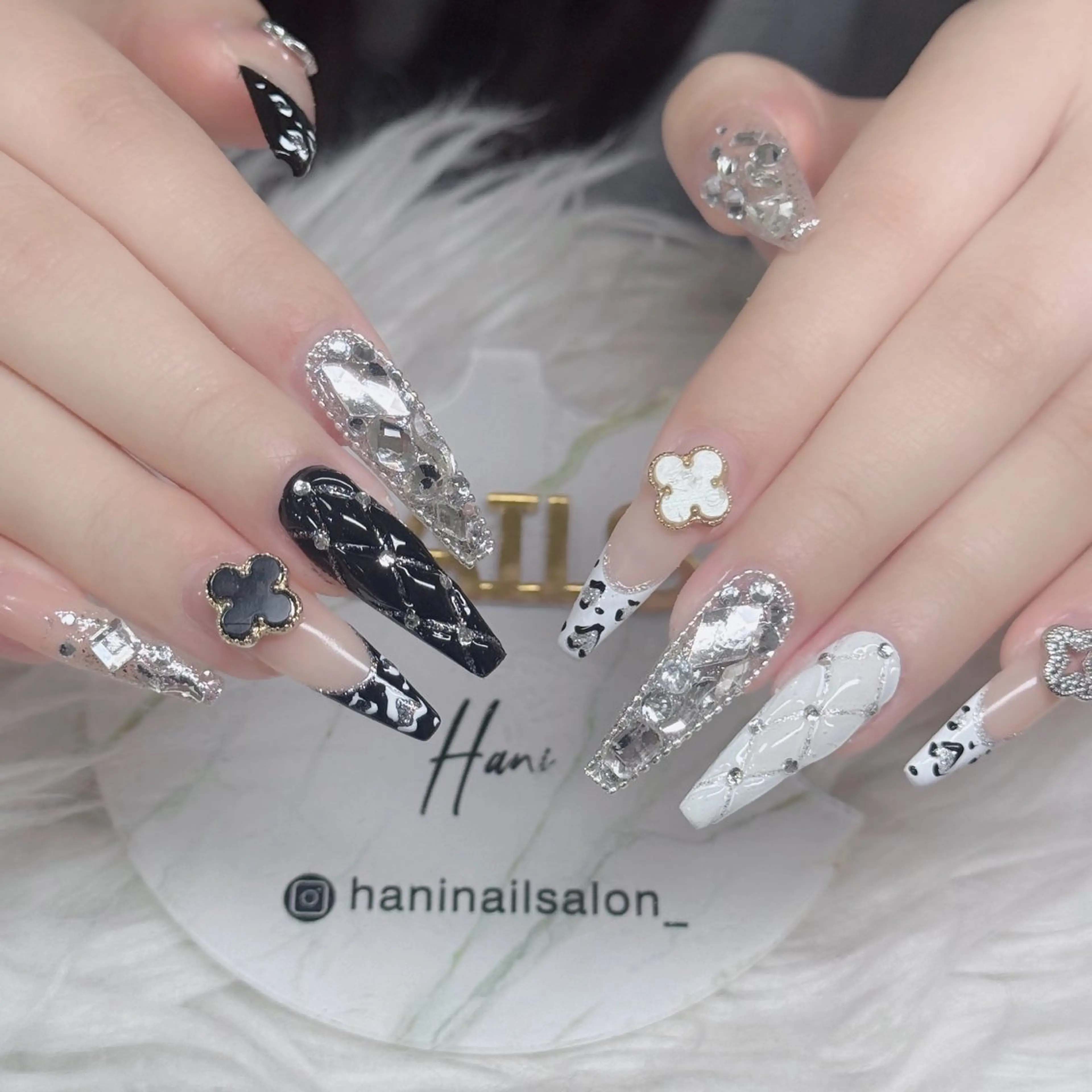 ネイル フットネイル フレンチネイル グラデーション 韓国ネイル ロングネイル ハンドネイル Hani Nail Salonのネイルデザイン