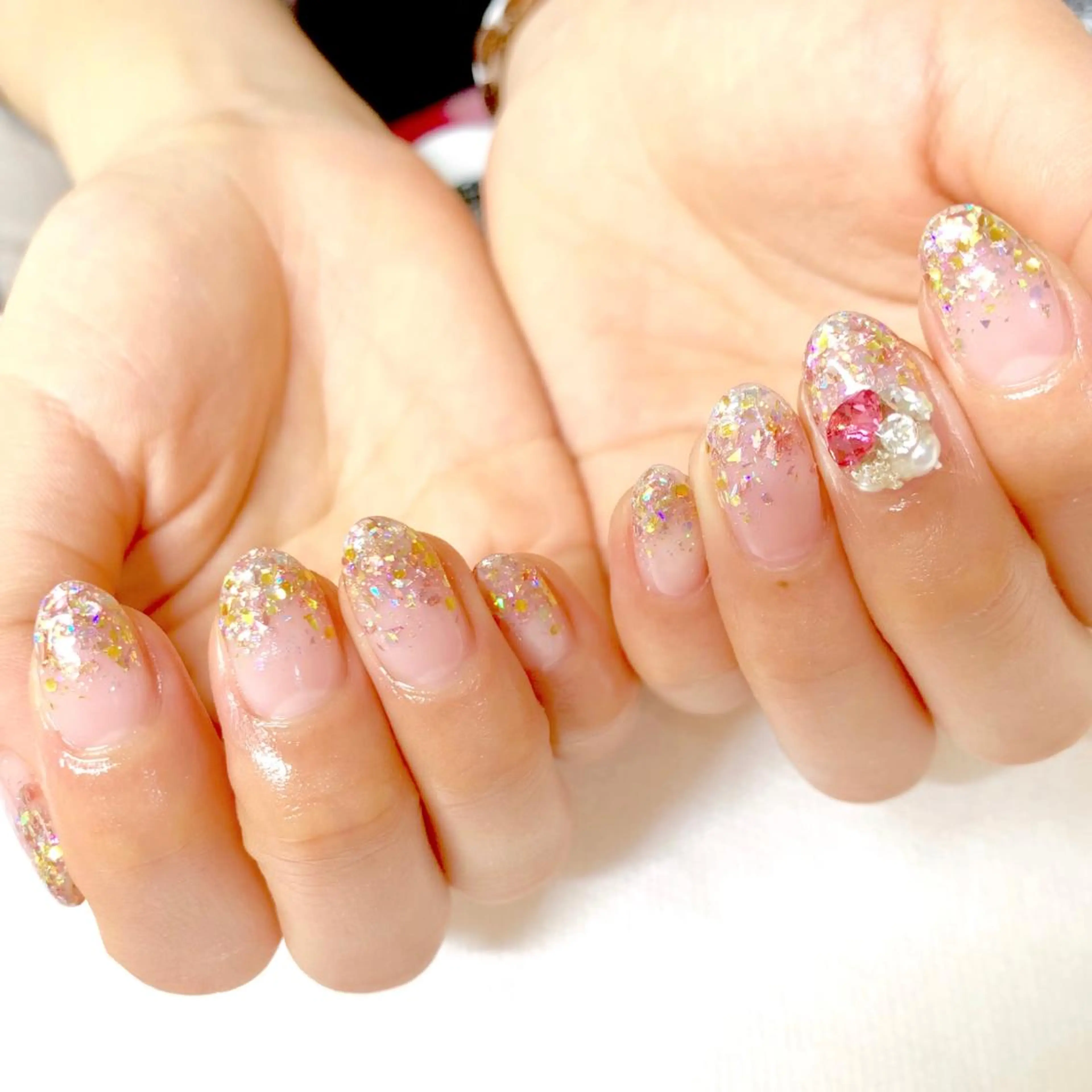 ネイル フットネイル ジェルネイル ニュアンスネイル パラジェル スカルプネイル ハンドネイル clover nailのネイルデザイン